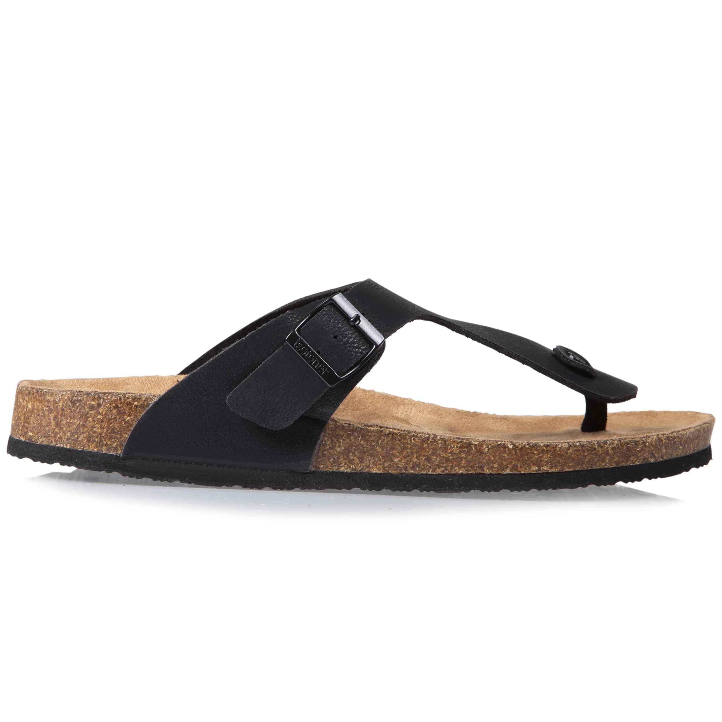 isotoner-mules-sandales-homme-bride-noir image 8