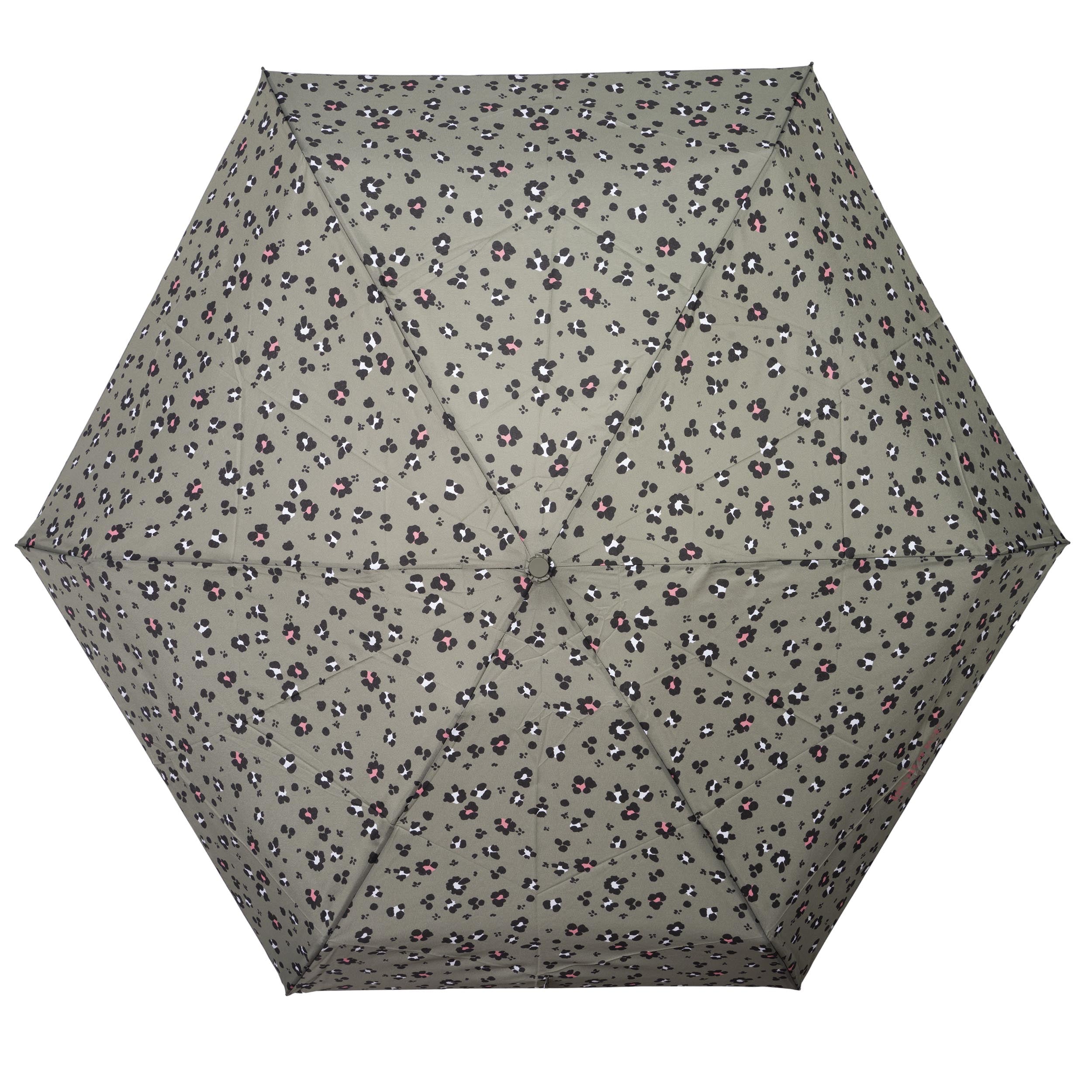 isotoner-parapluie-mini-slim-l-opard-kaki image 3