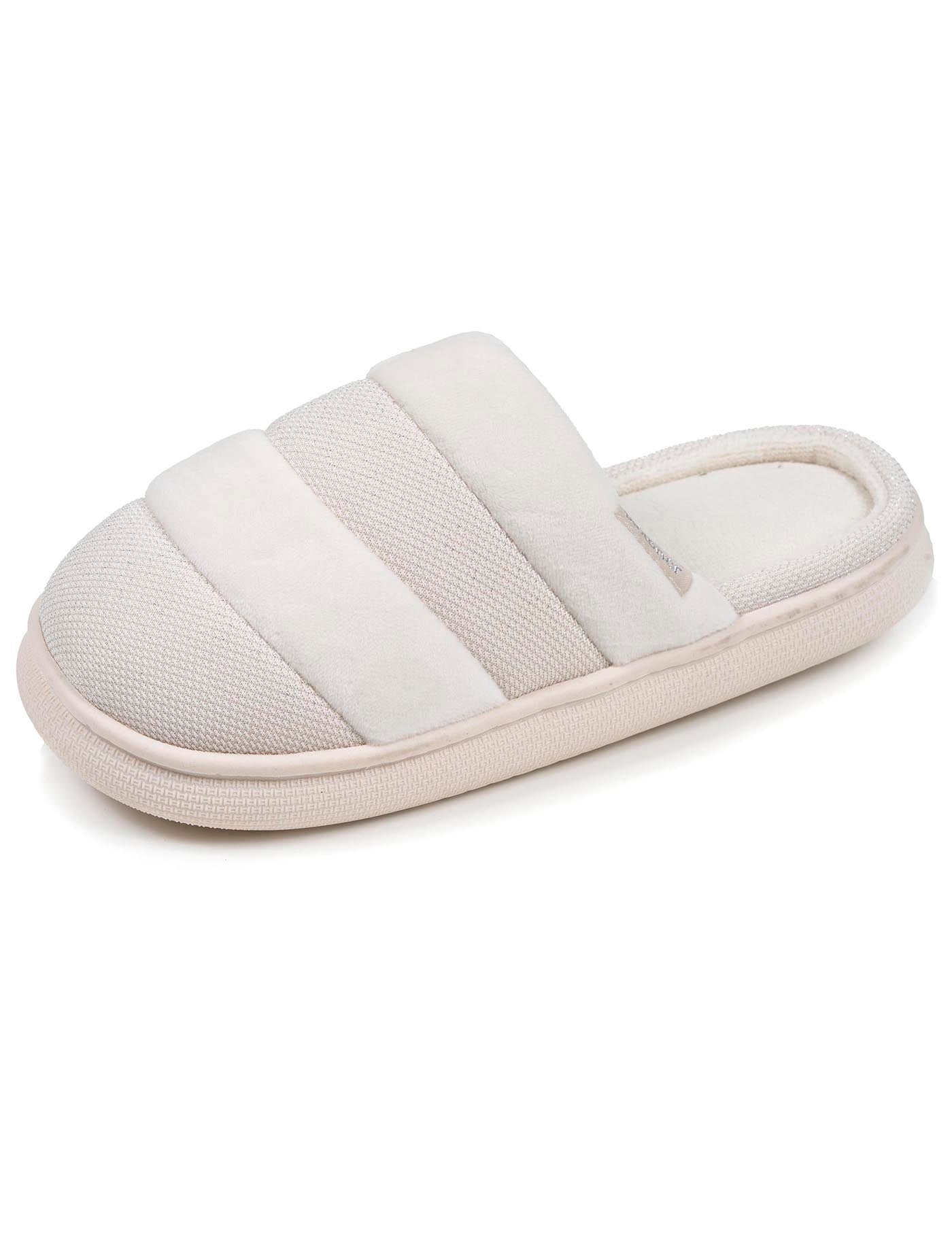 isotoner-chaussons-mules-femme-bloup-ivoire-bi-mati-re image 6