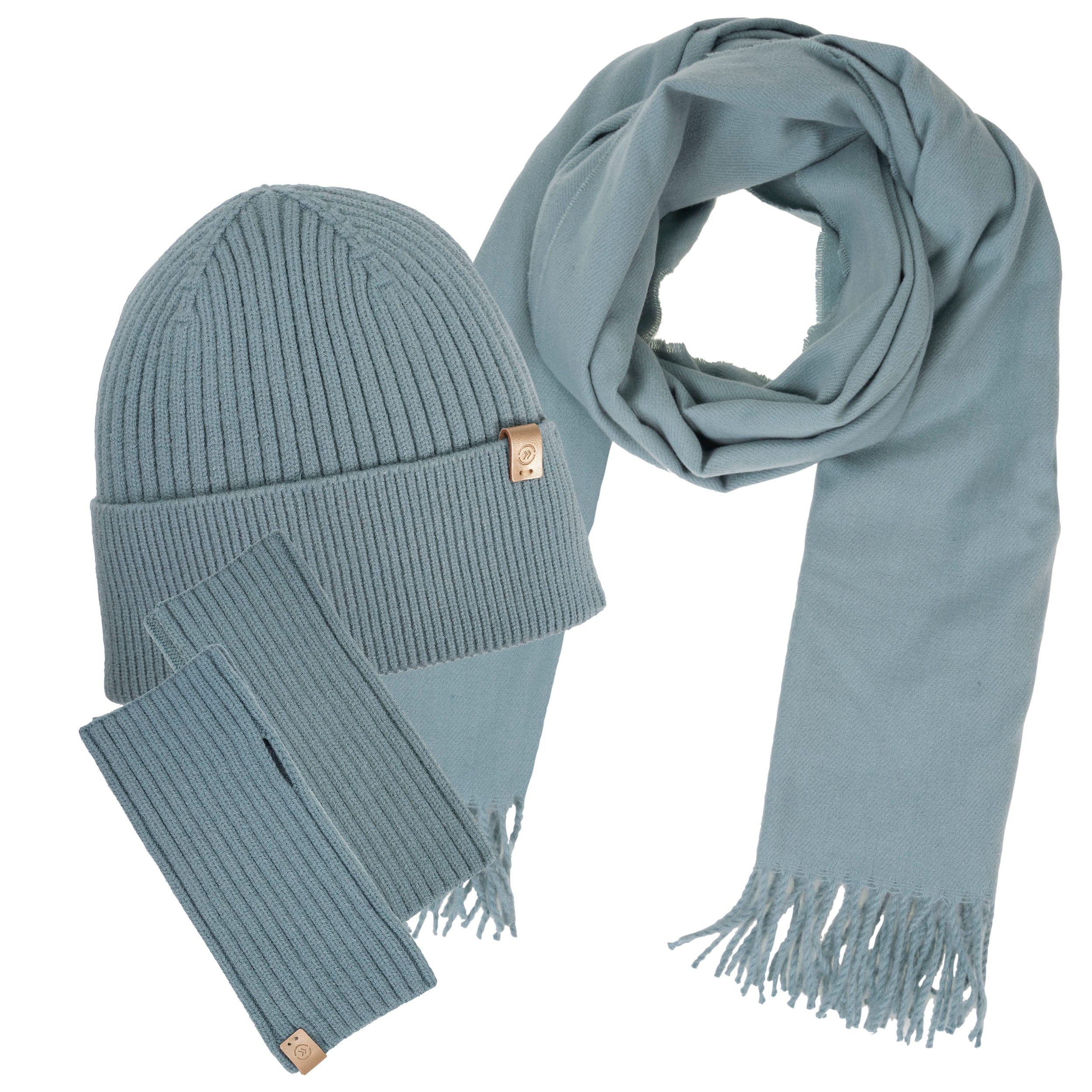 isotoner-charpe-plaid-ultra-doux-femme-lagon-70x200cm image 3
