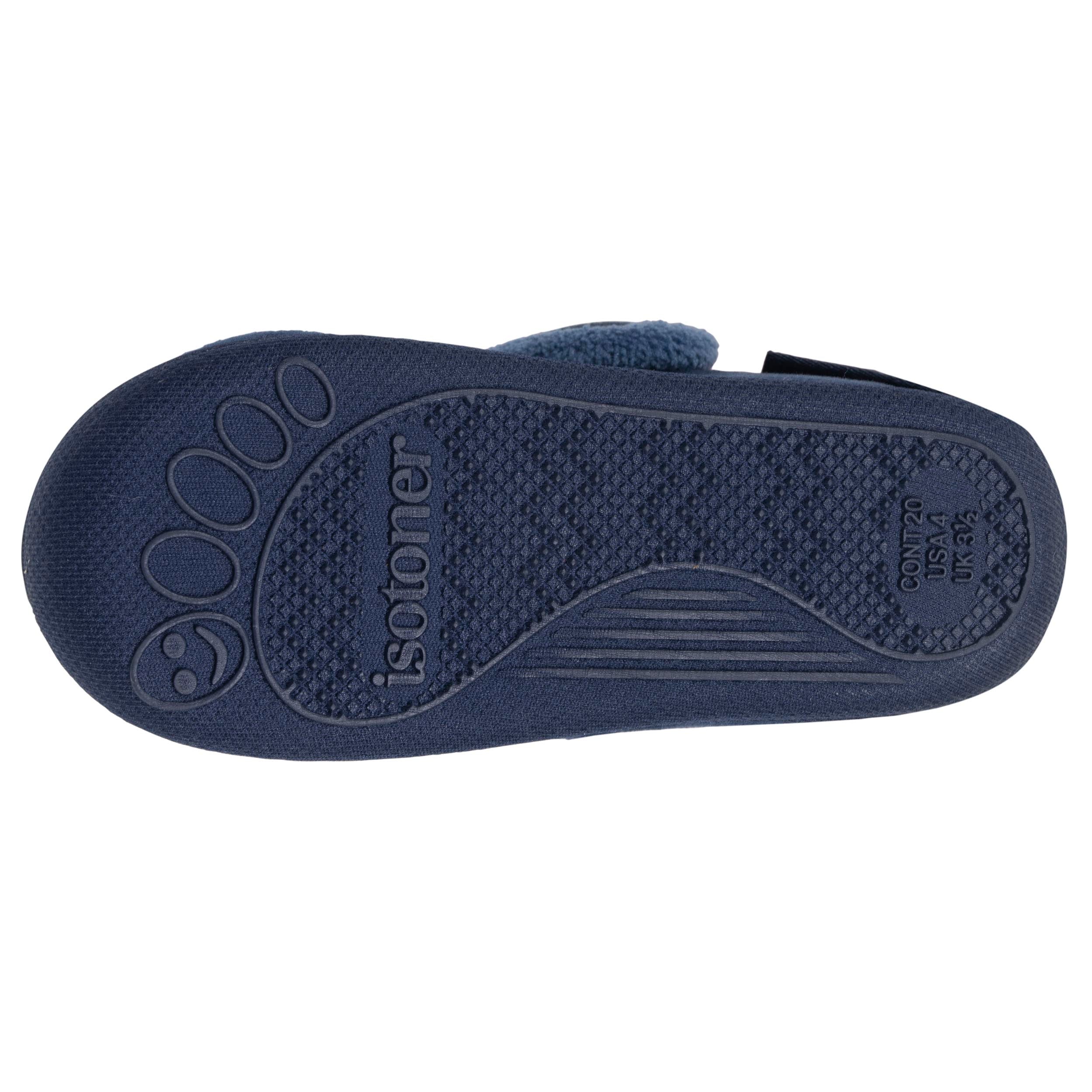 isotoner-chaussons-bottillons-scratch-b-b-marine image 4