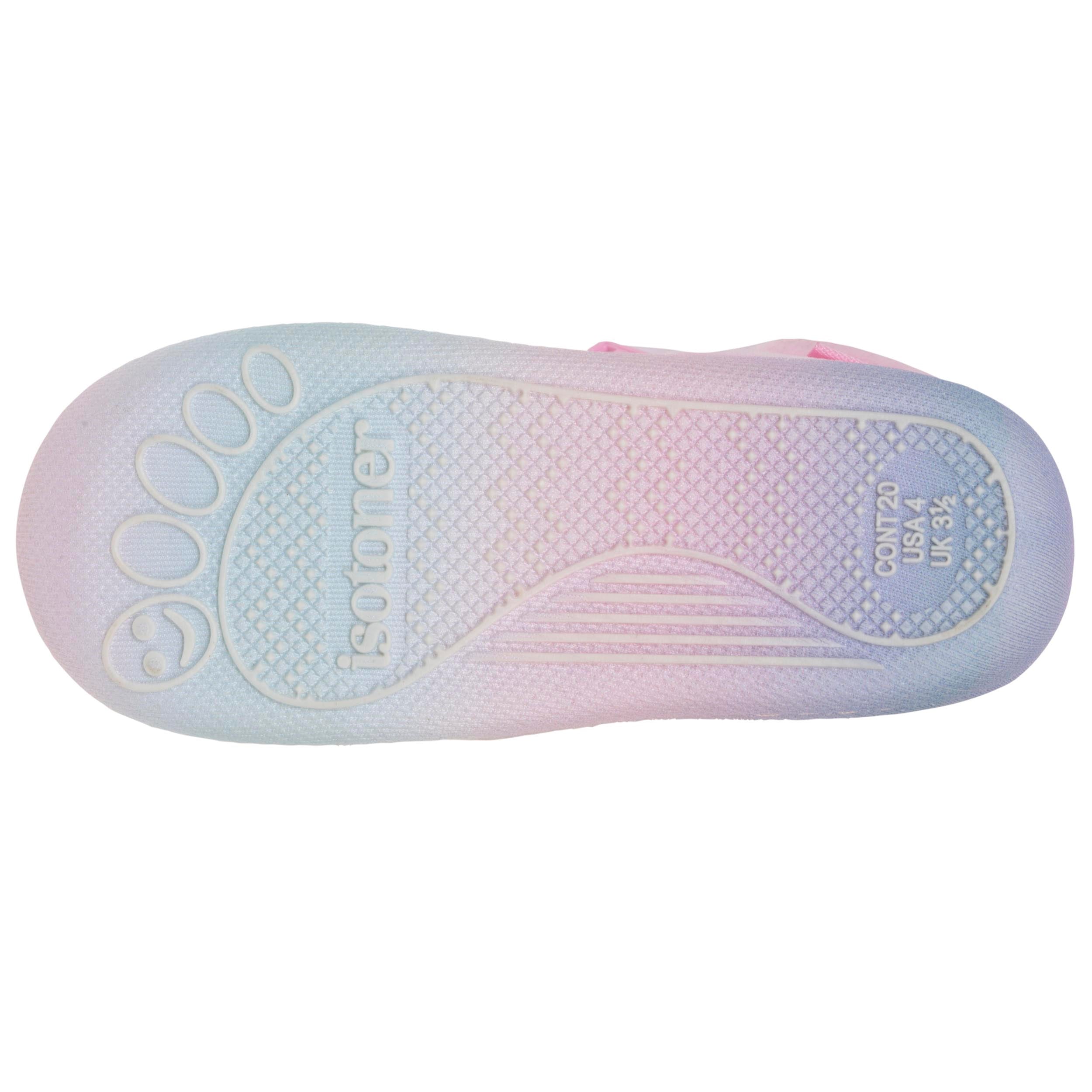 isotoner-chaussons-bottillons-zip-b-b-rose-licorne-antid-rapants image 4