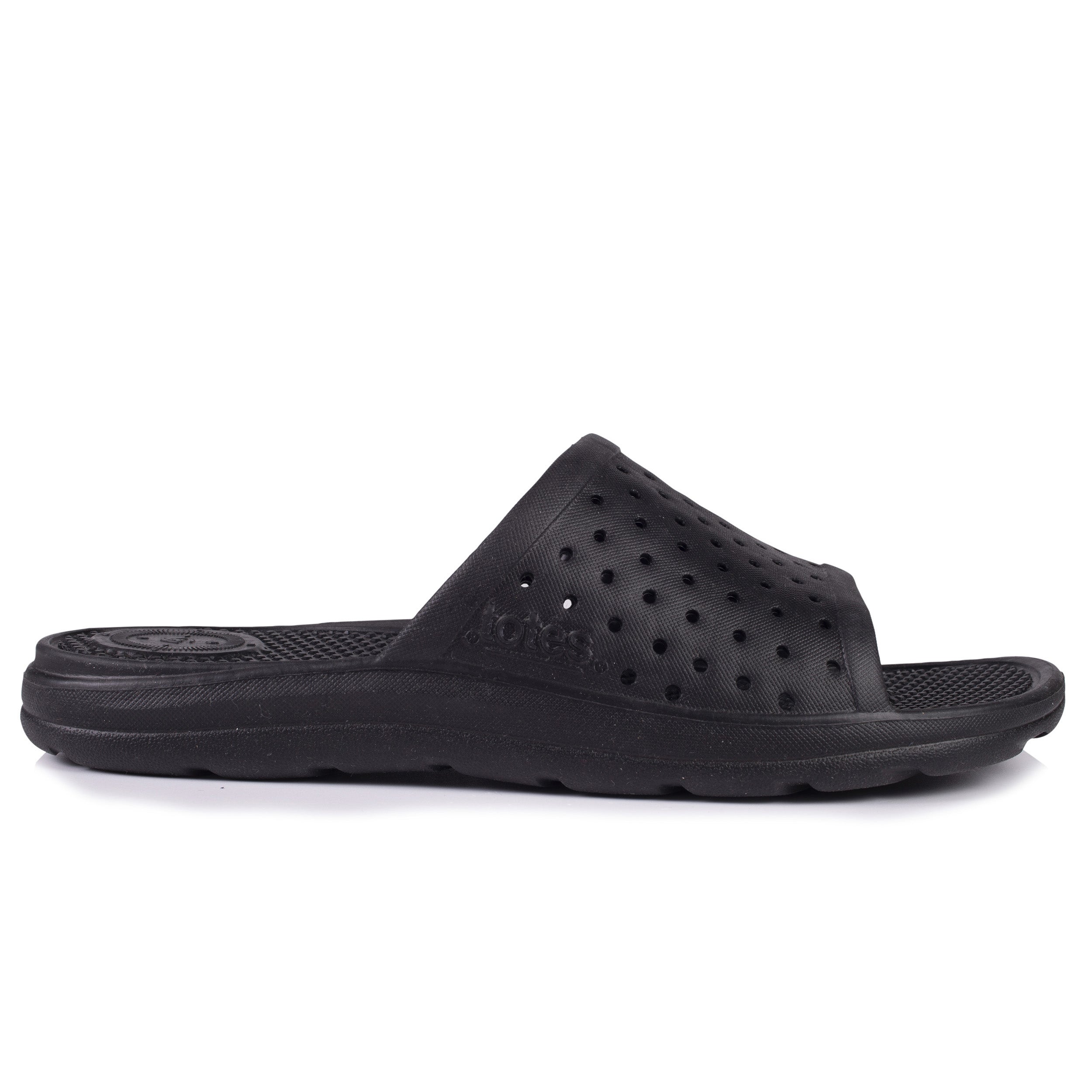 isotoner-everywear-mules-claquettes-femme-ajour-es-noir image 8