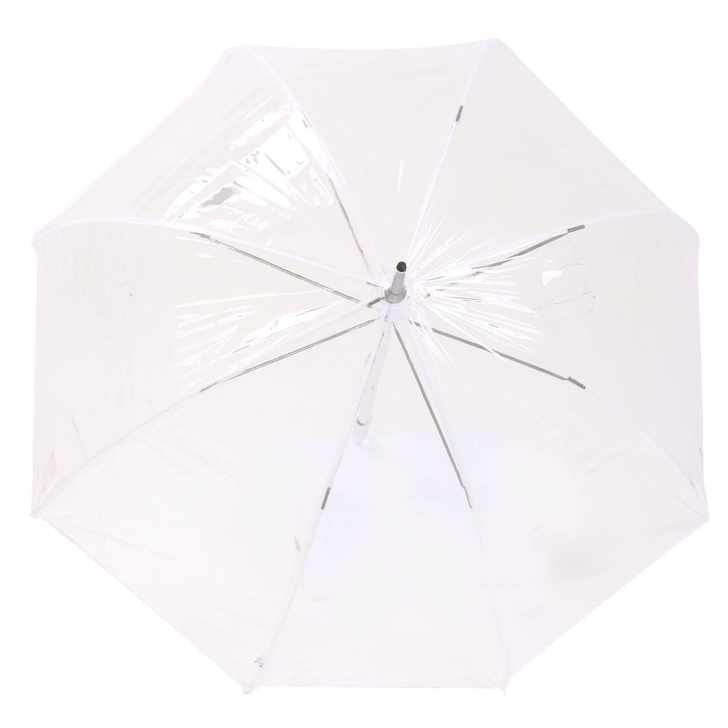 isotoner-parapluie-cloche-transparent-pvc-blanc-94-cm image 4