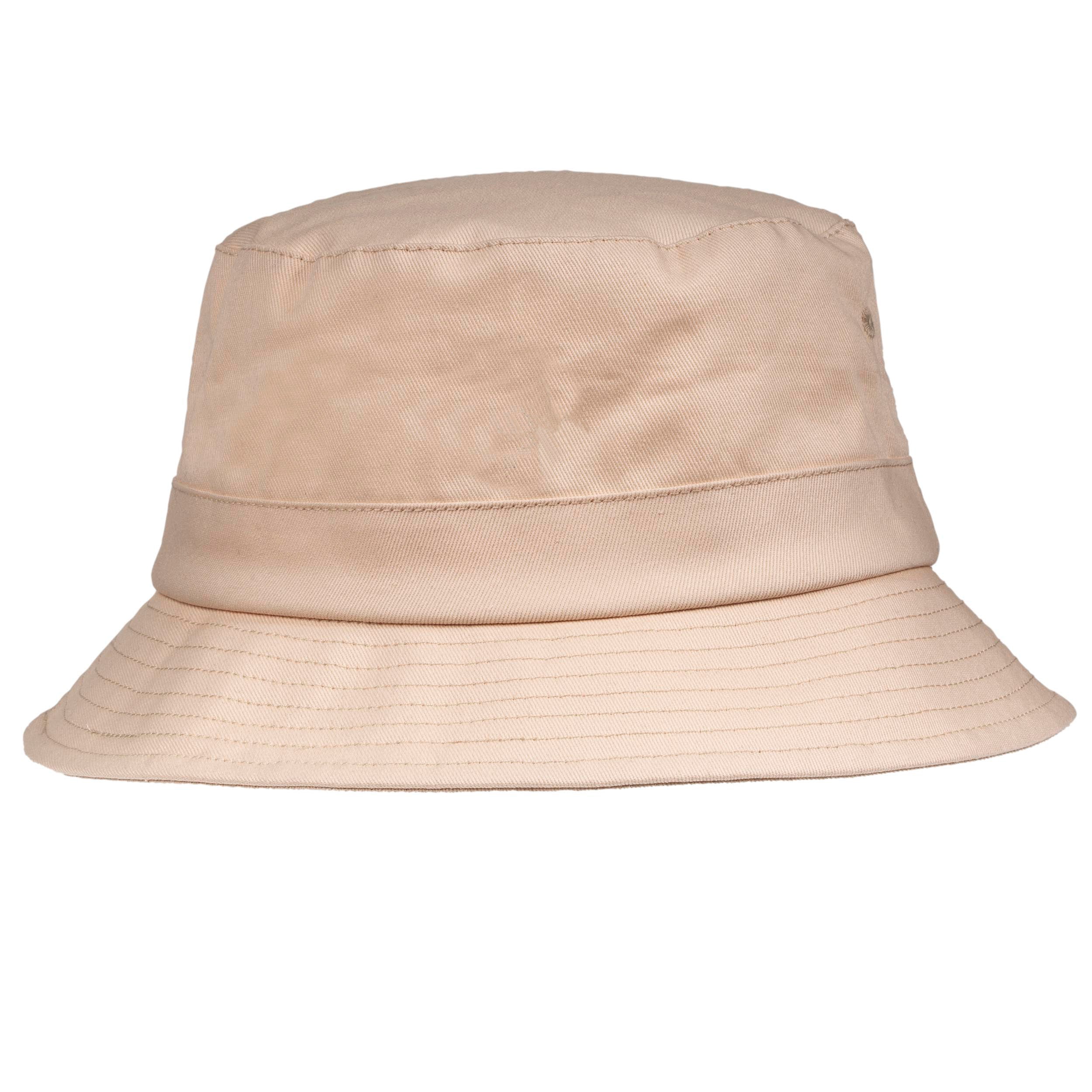 isotoner-bob-mixte-uni-brod-beige-coton image 1