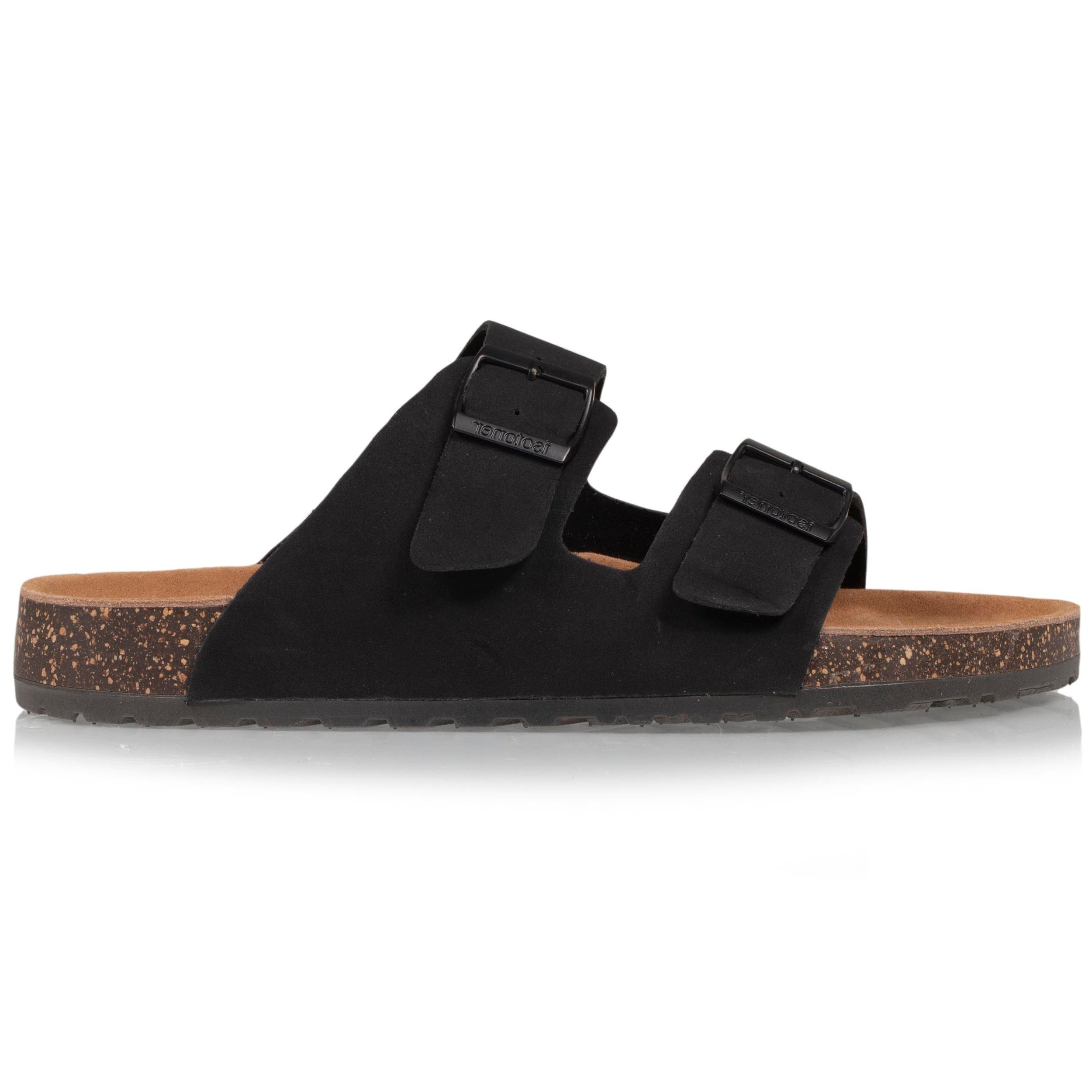 isotoner-mules-sandales-homme-double-bride-noir image 8