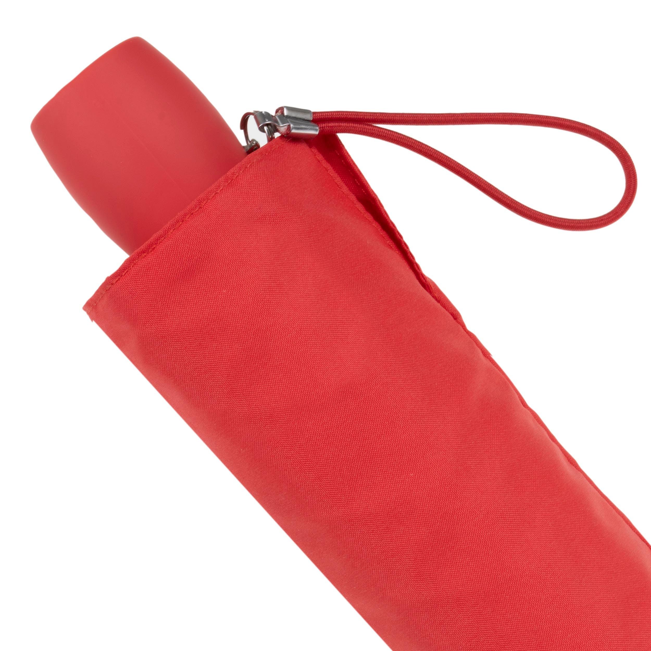 isotoner-parapluie-ombrelle-rouge-corail-upf50-pliant image 5