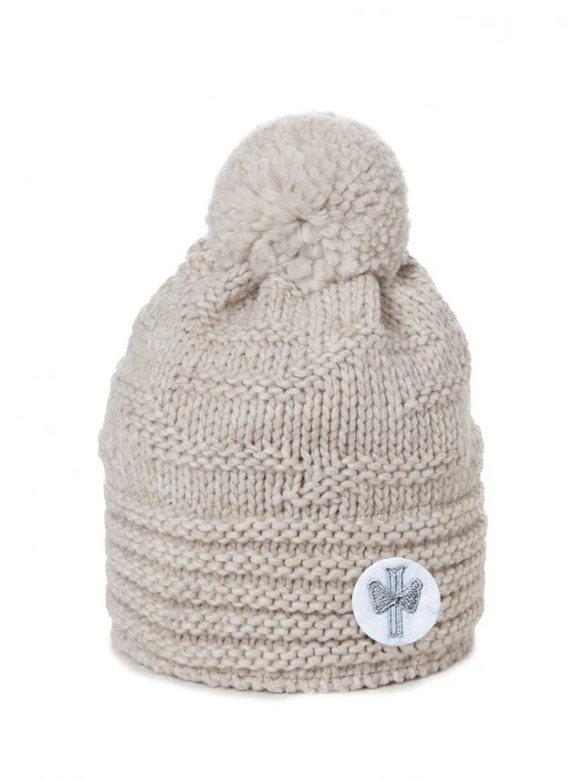 pipolaki-bonnet-delia-pompon-laine-femme image 1