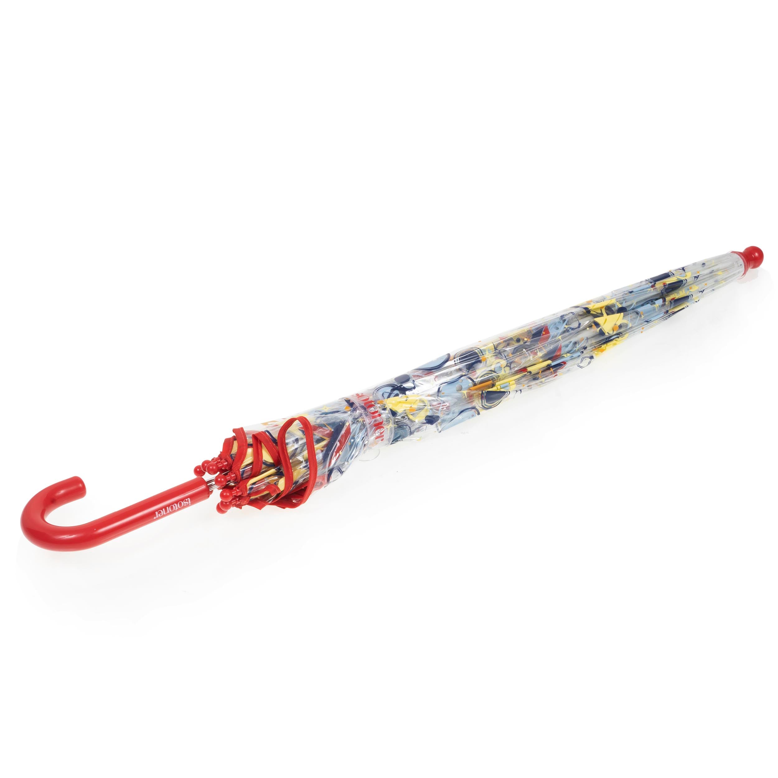 isotoner-parapluie-enfant-cloche-transparent-cosmonaute-70-cm image 4