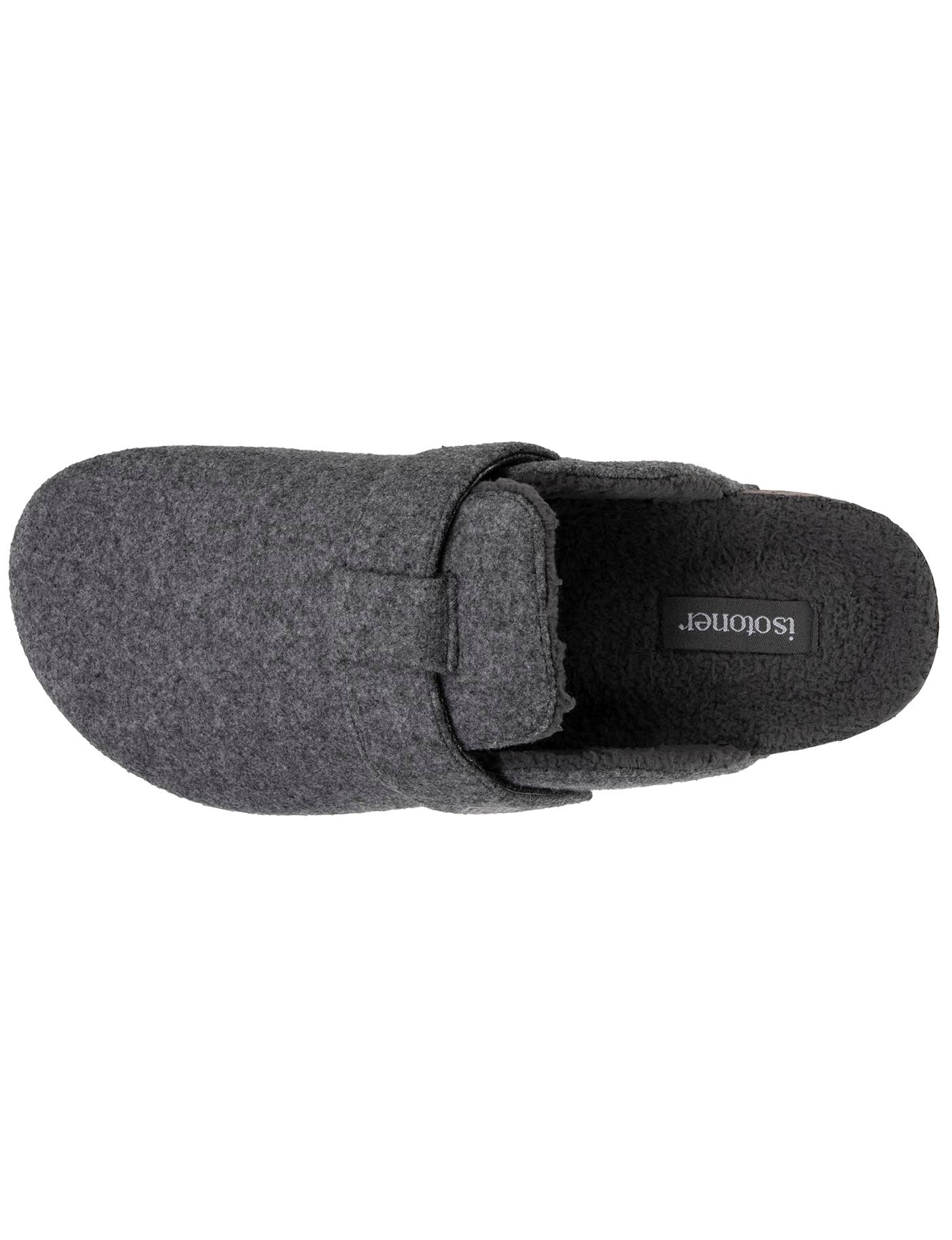 isotoner-chaussons-sabots-homme-gris-chin-bride-scratch image 7