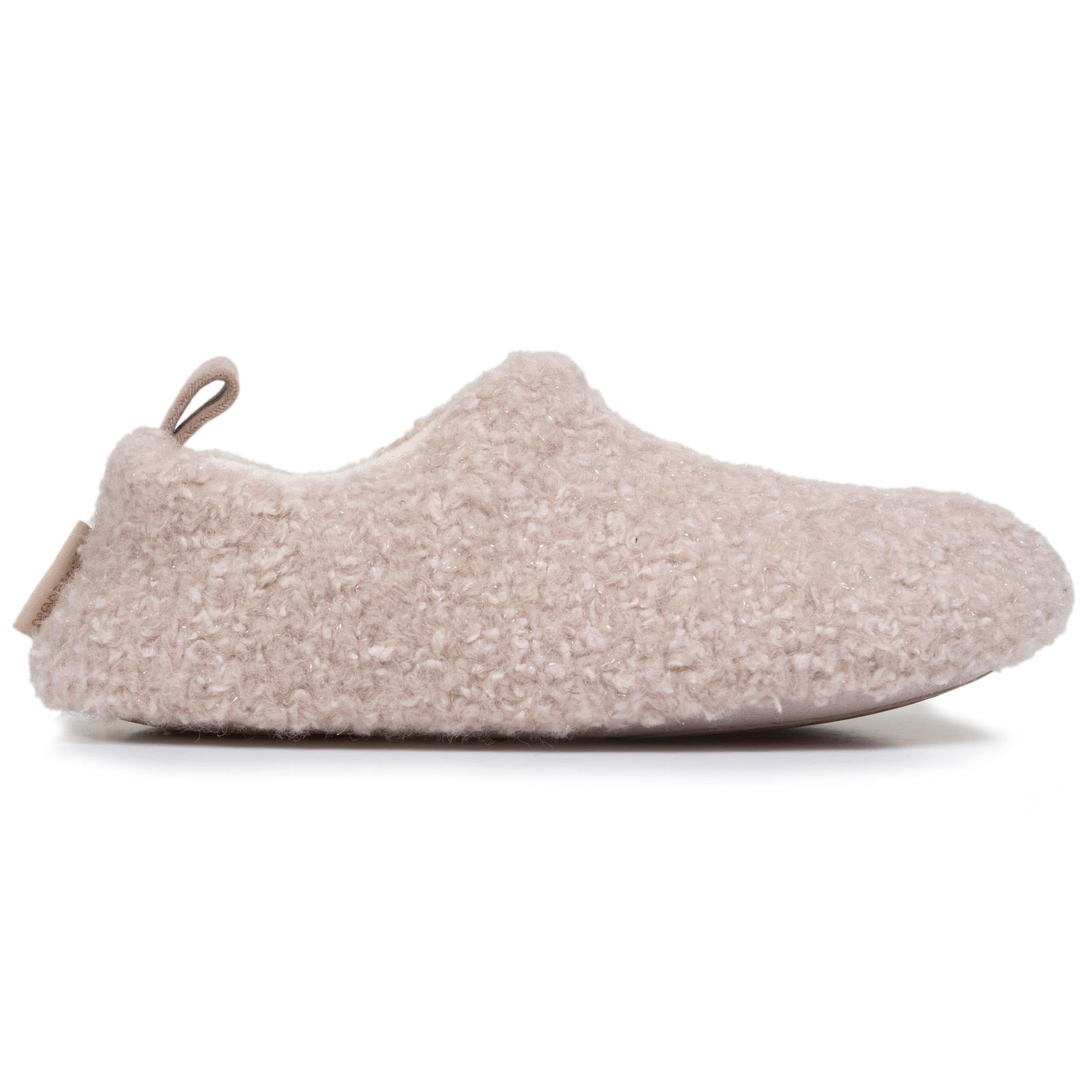 isotoner-chaussons-bottillons-bas-femme-beige-sherpa-fils-m-tallis-s image 8