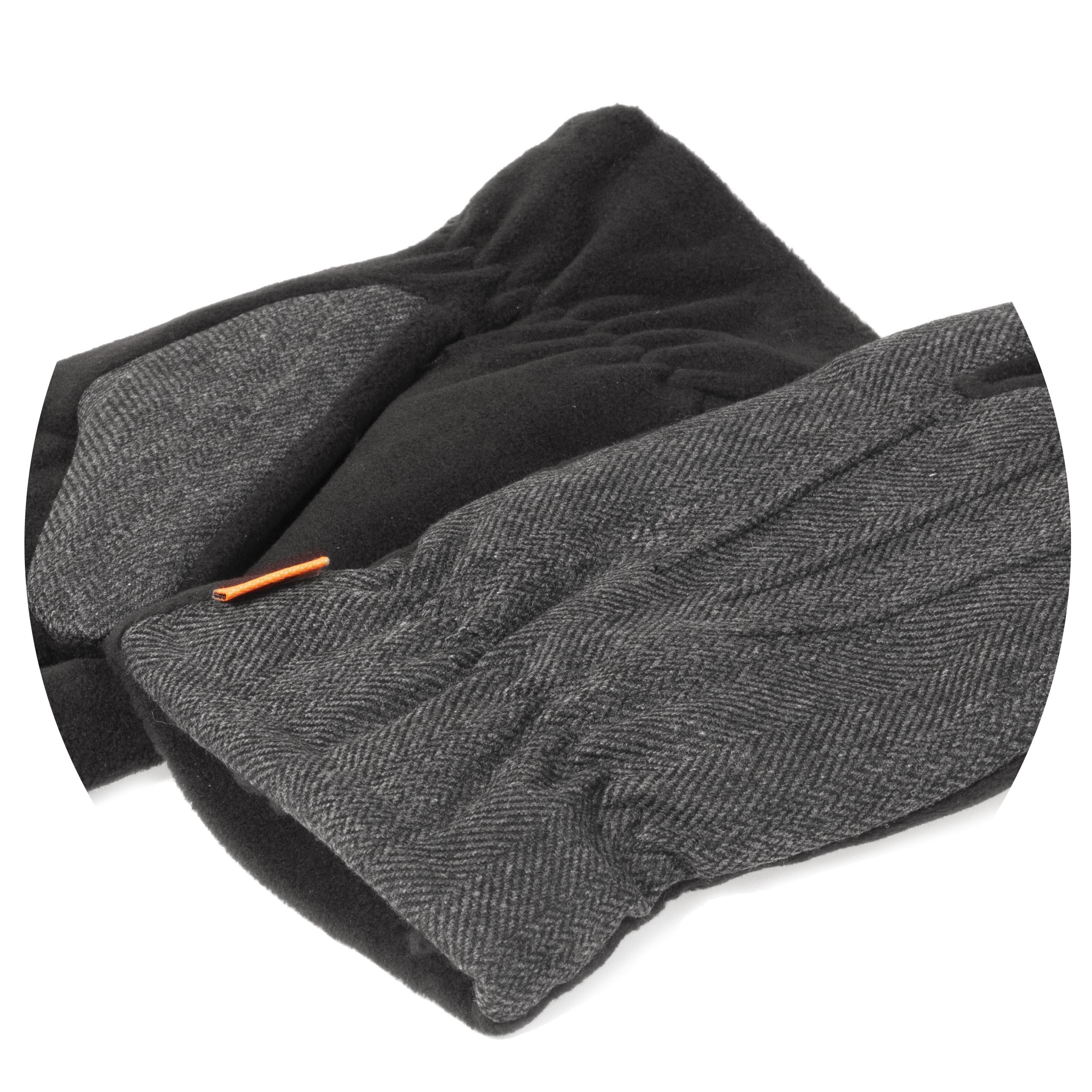 isotoner-gants-homme-tactiles-imitation-fourrure image 2
