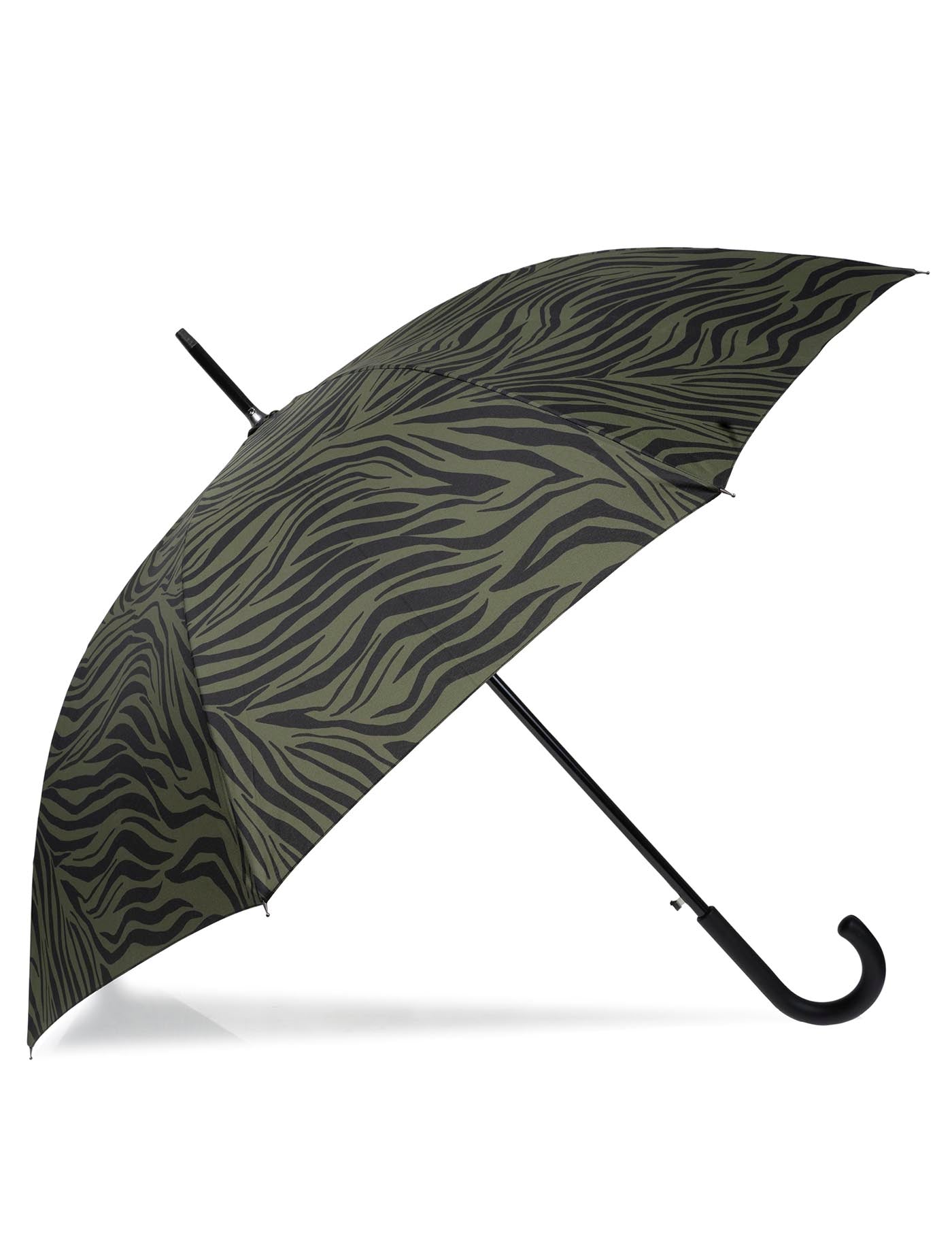isotoner-parapluie-canne-auto-z-bre-kaki-grande-envergure image 6