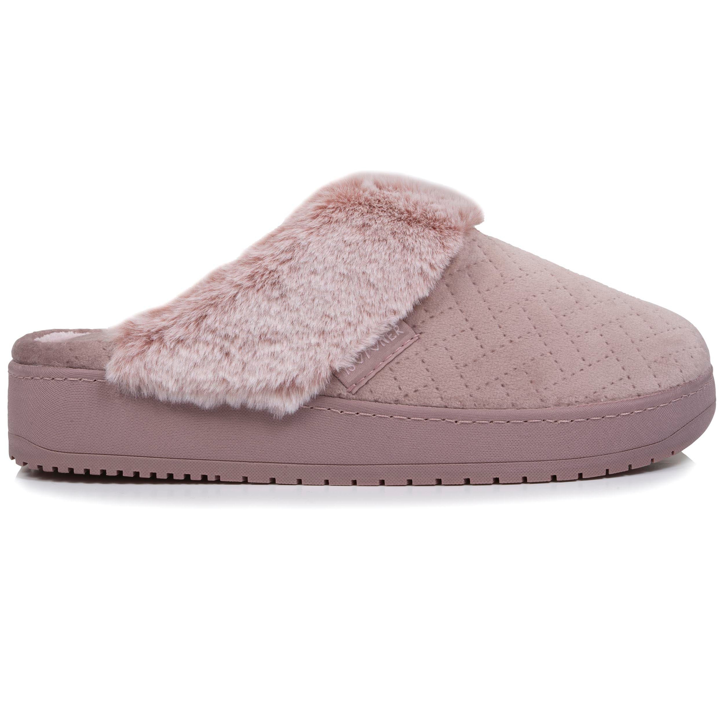 isotoner-chaussons-mules-talon-femme-blush image 8