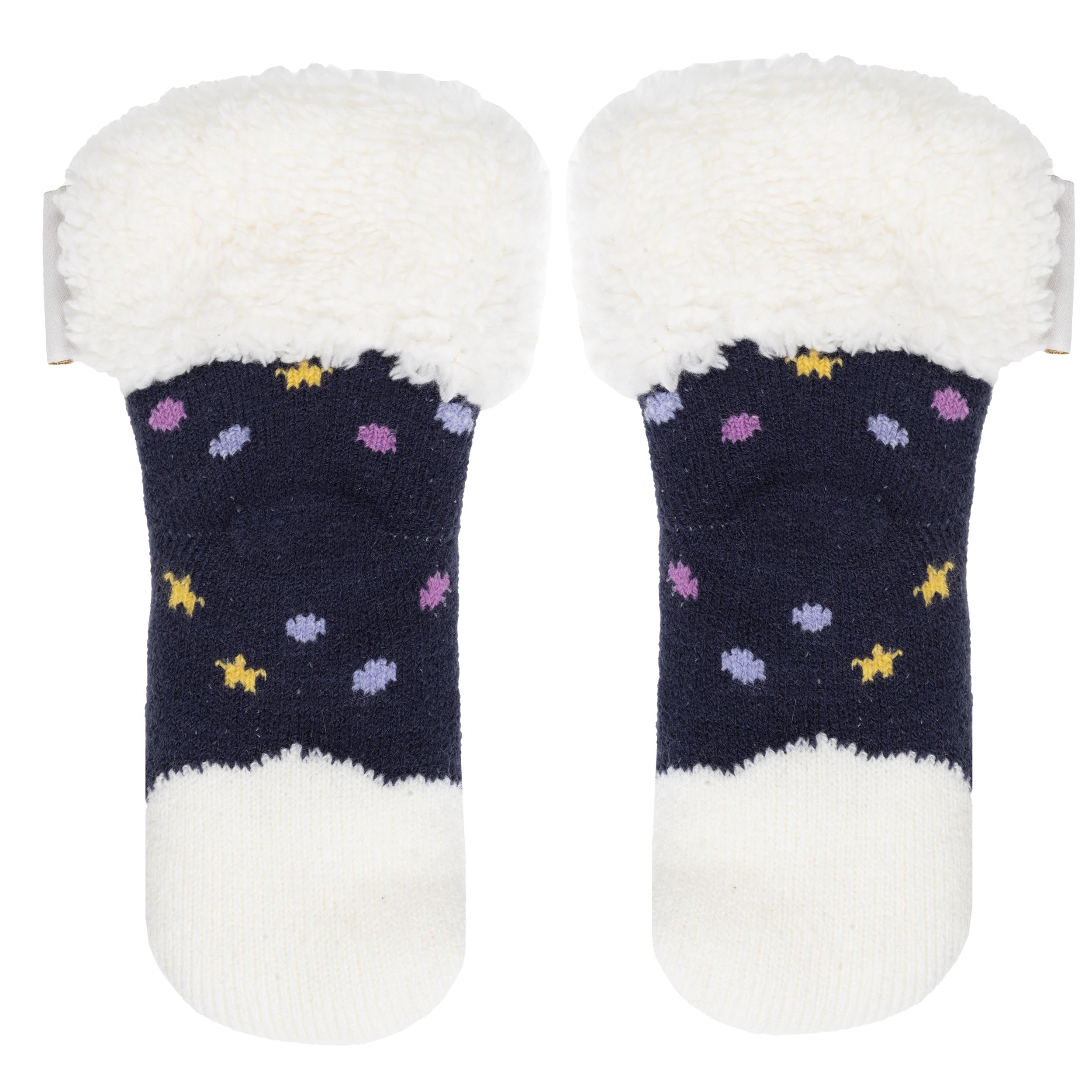 isotoner-chaussettes-fourr-es-enfant-marine-licorne-1-8-ans image 3