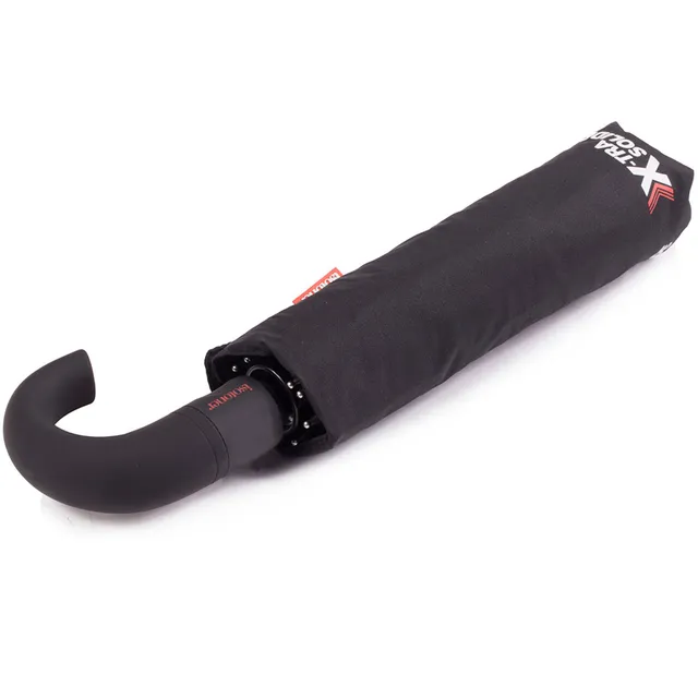 isotoner-parapluie-crook-x-tra-solide-noir image 1