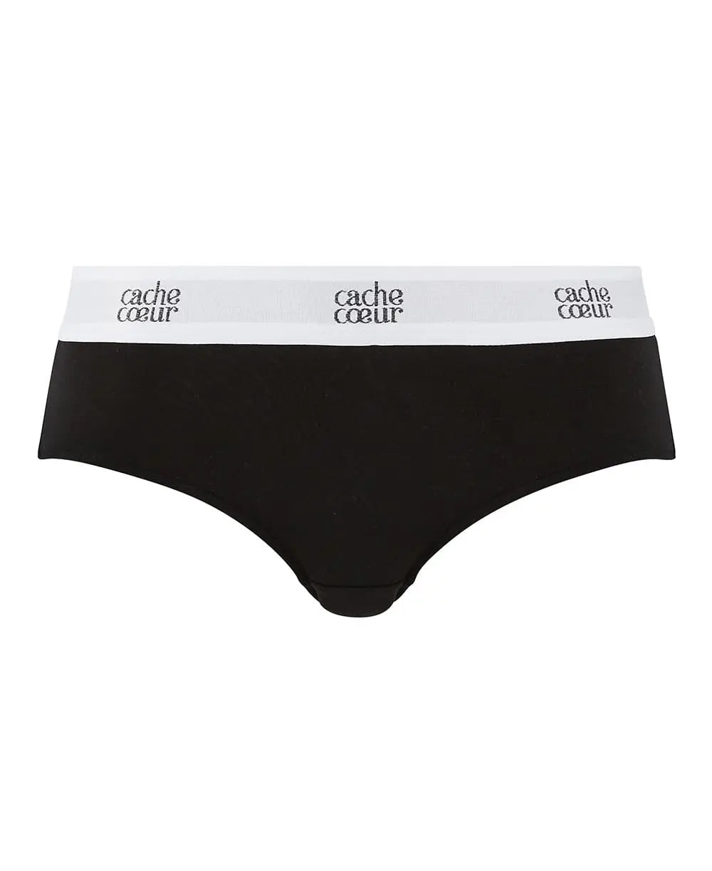 cache-c-ur-life-shorty-de-grossesse-sans-coutures-noir image 2
