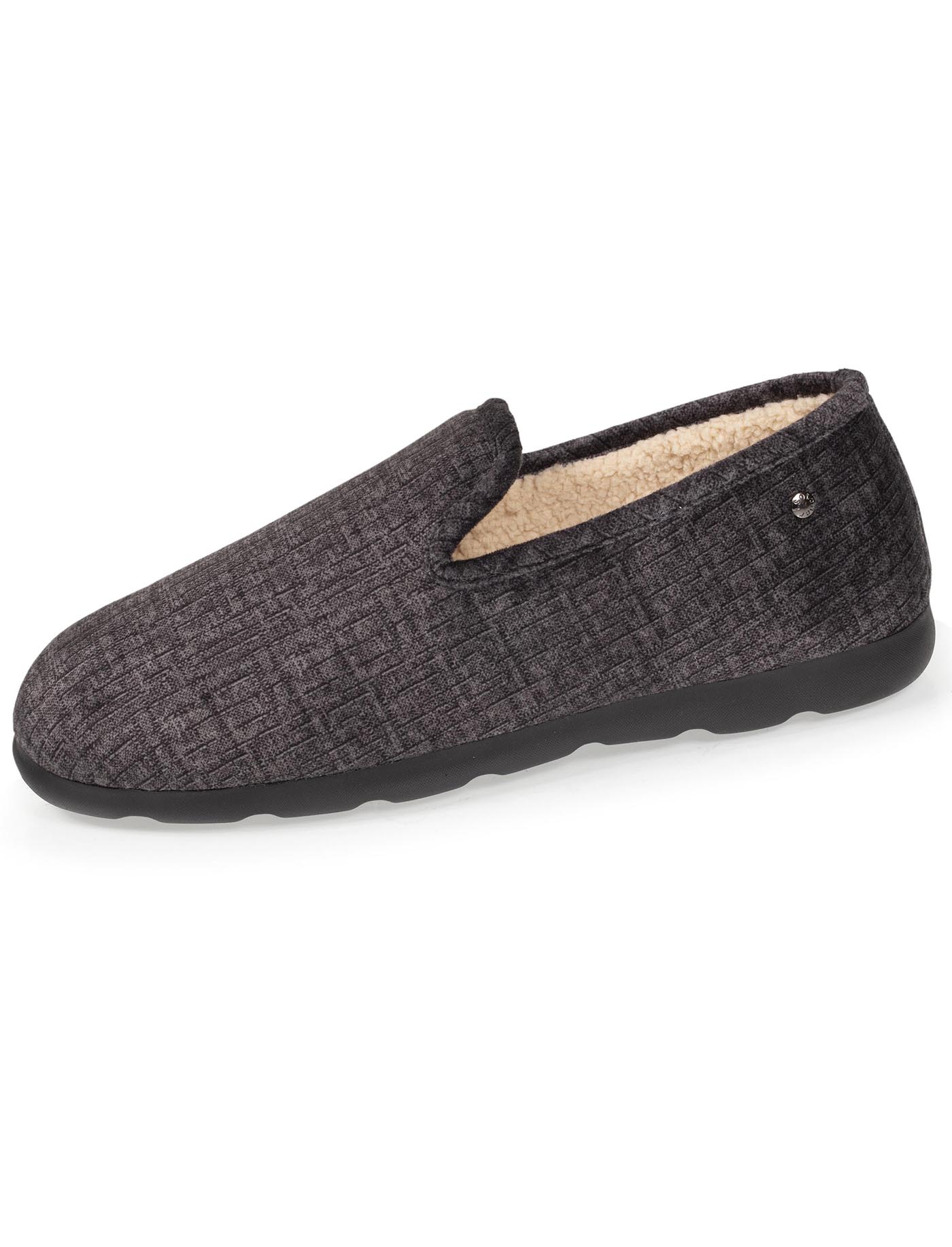 isotoner-chaussons-charentaises-homme-gris-everywear image 6