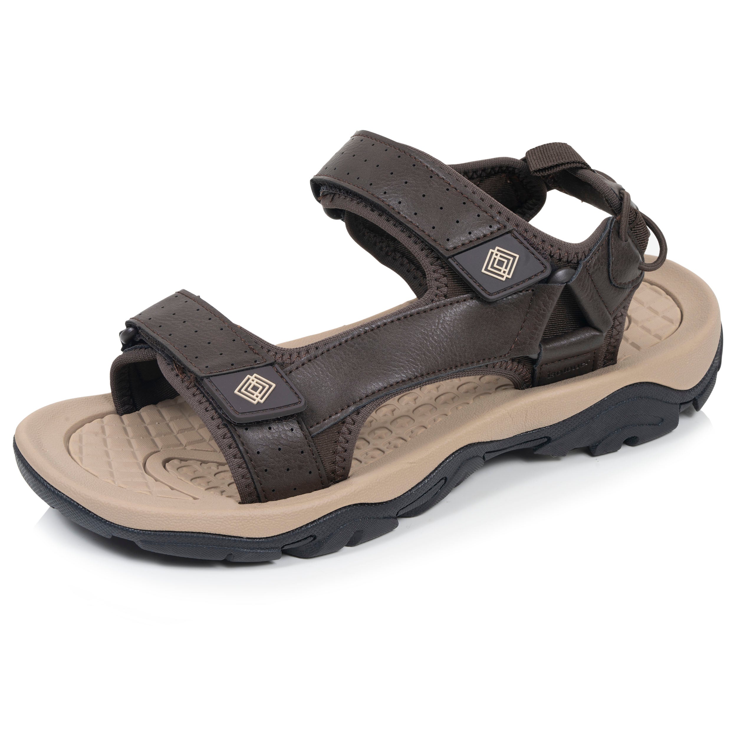 isotoner-sandales-homme-sport-marron-fonc-everywear image 1