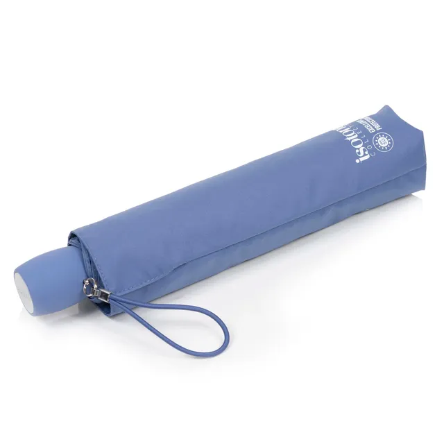 isotoner-parapluie-ombrelle-bleu-lavande-upf50-ultra-d-perlant image 1
