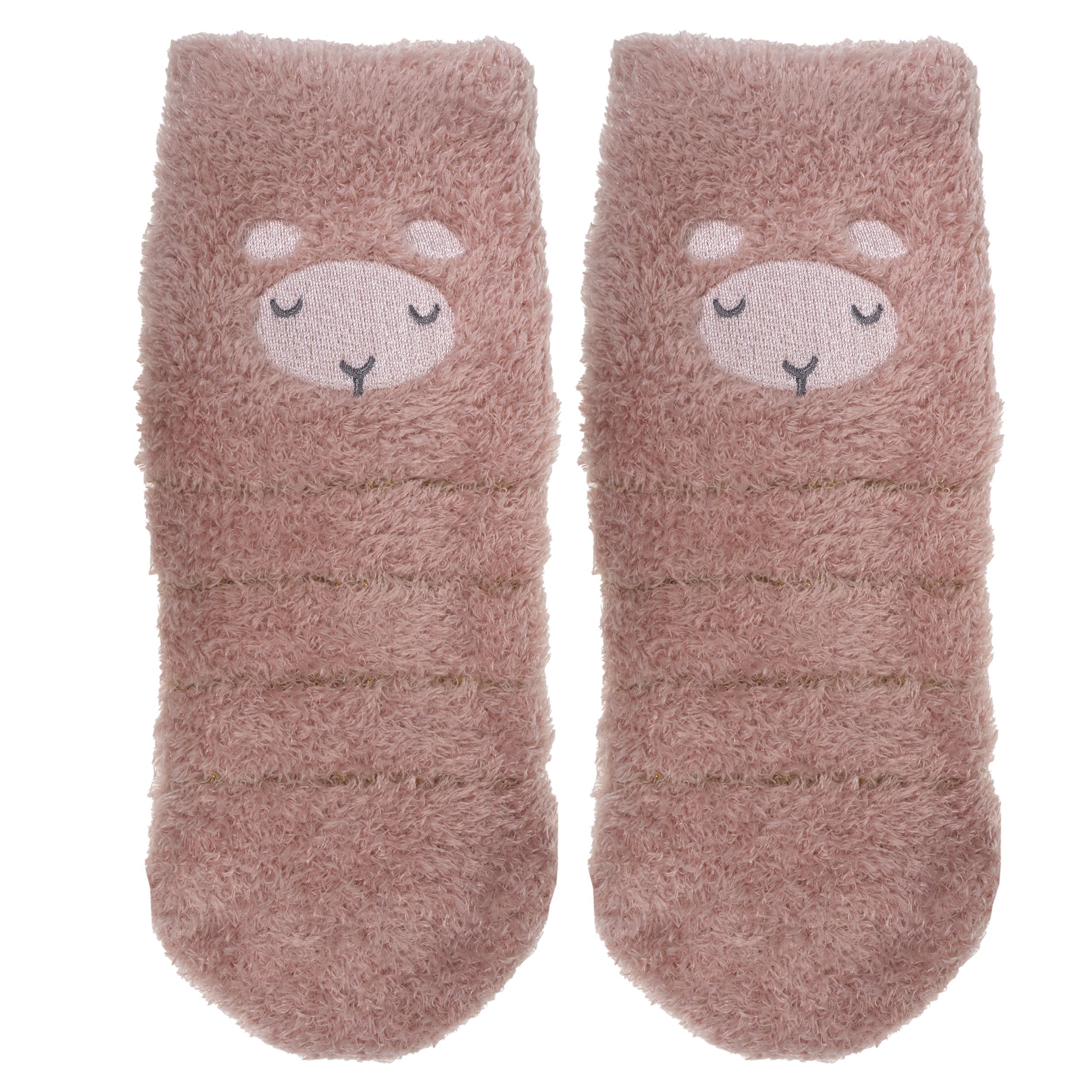 isotoner-chaussettes-antid-rapantes-fille-blush-5-8-ans image 1