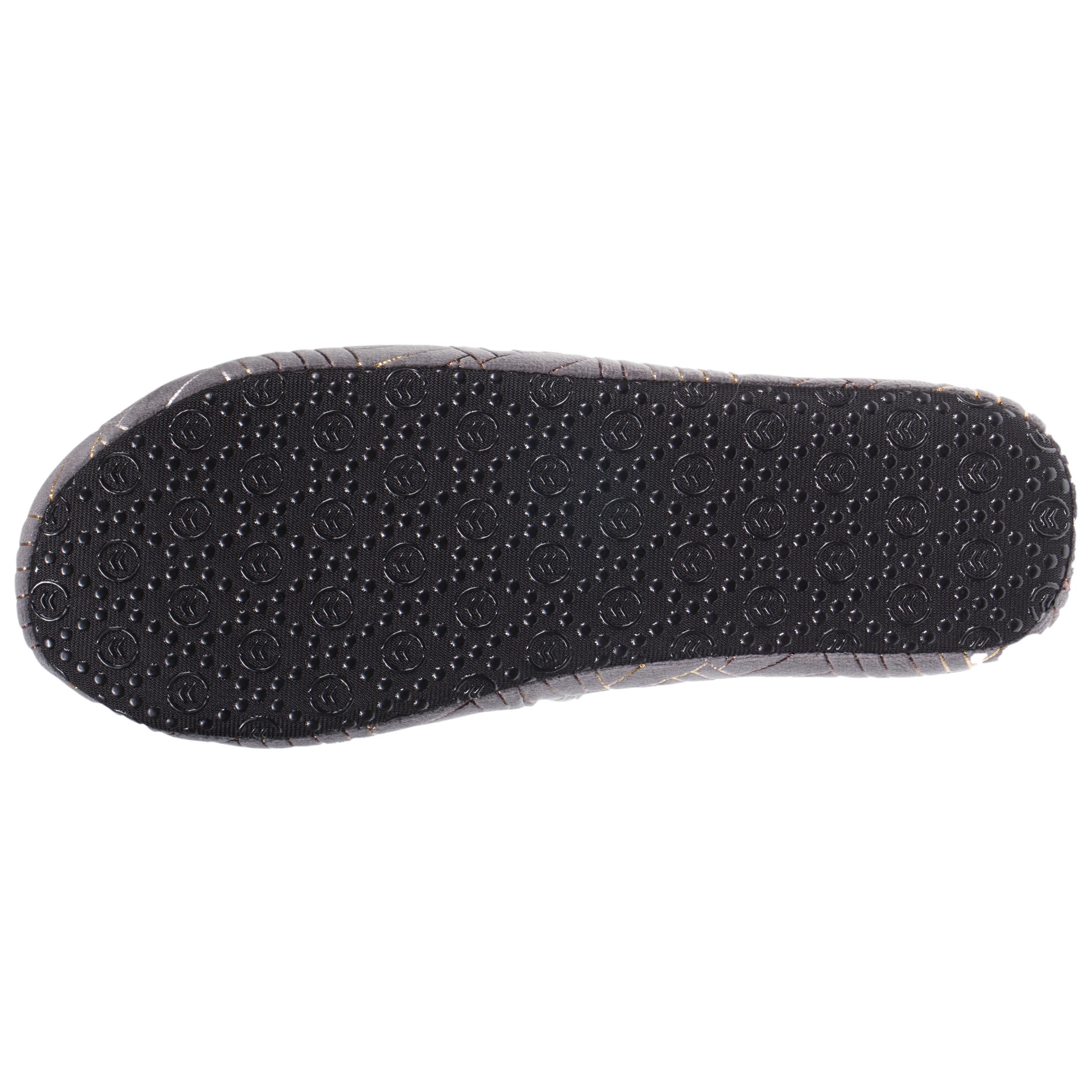 isotoner-chaussons-sandales-mules-femme-3d-gris-chin-fonc image 4