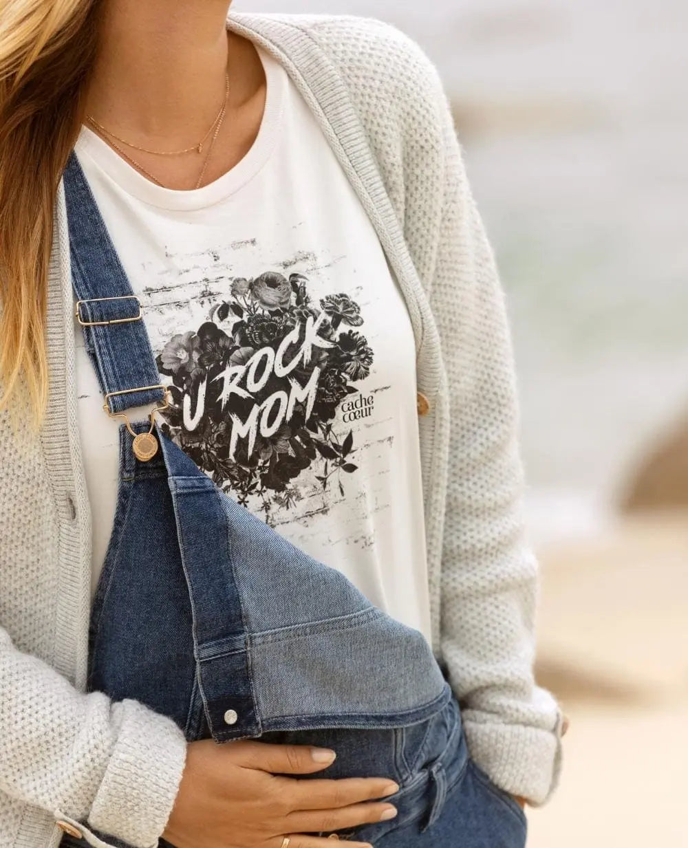 cache-c-ur-tina-t-shirt-de-grossesse-rock-u-rock-mom-noir image 2