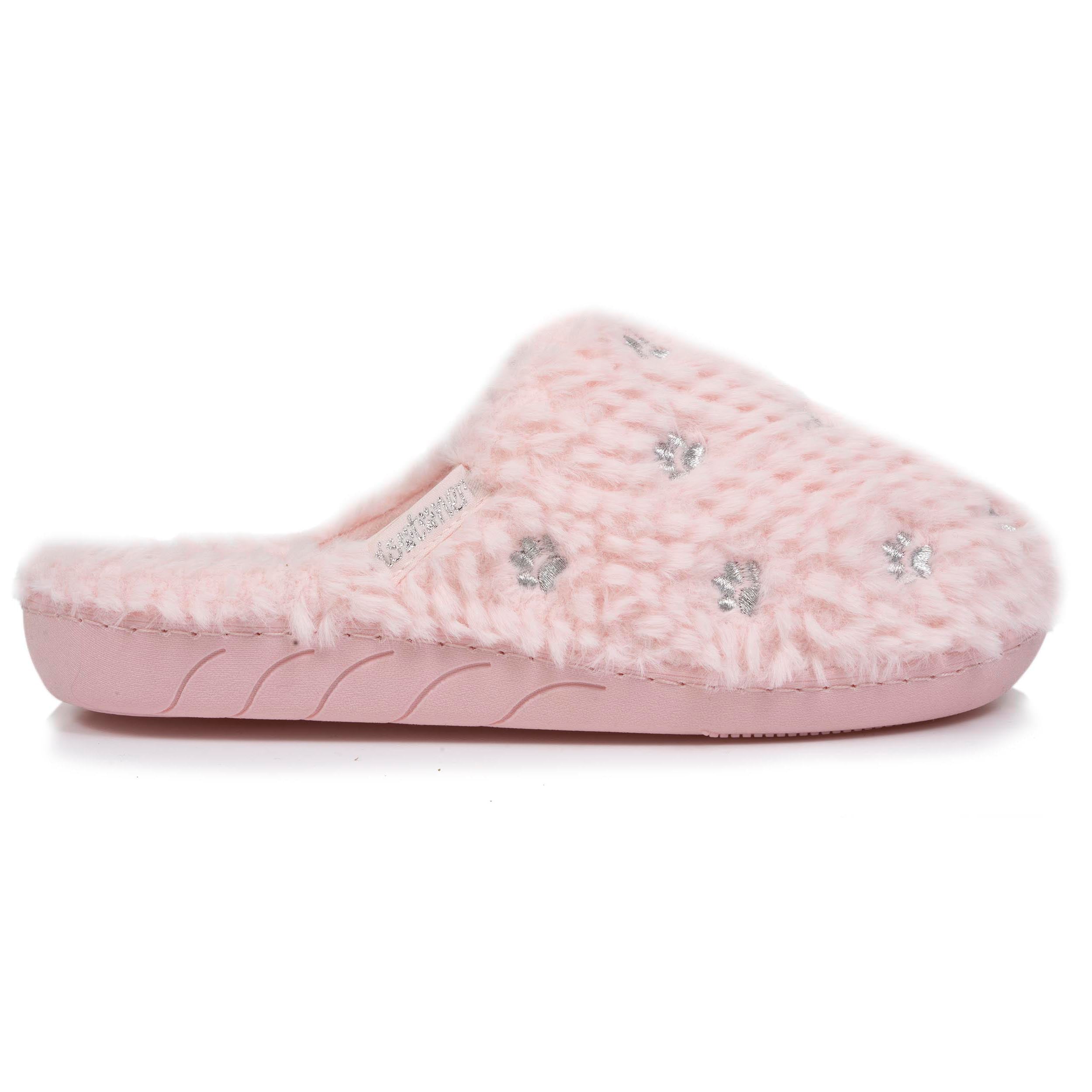 isotoner-chaussons-mules-junior-rose-chat image 8