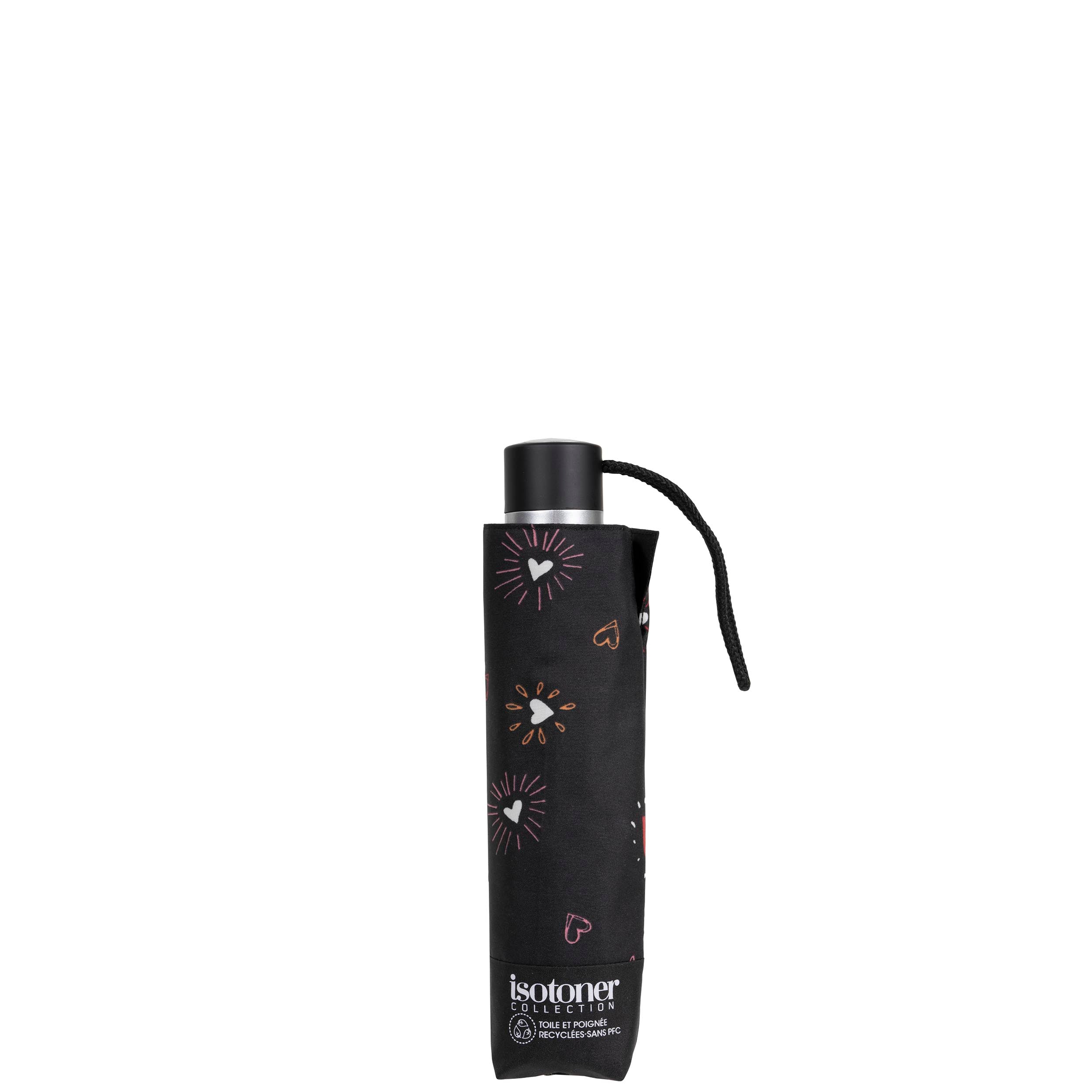 isotoner-parapluie-petit-prix-c-ur-rouge-23-cm image 4