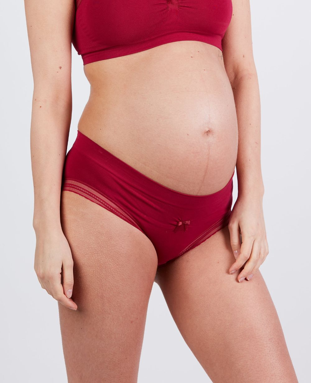 cache-c-ur-milk-slip-maternit-sans-couture-bordeaux image 1