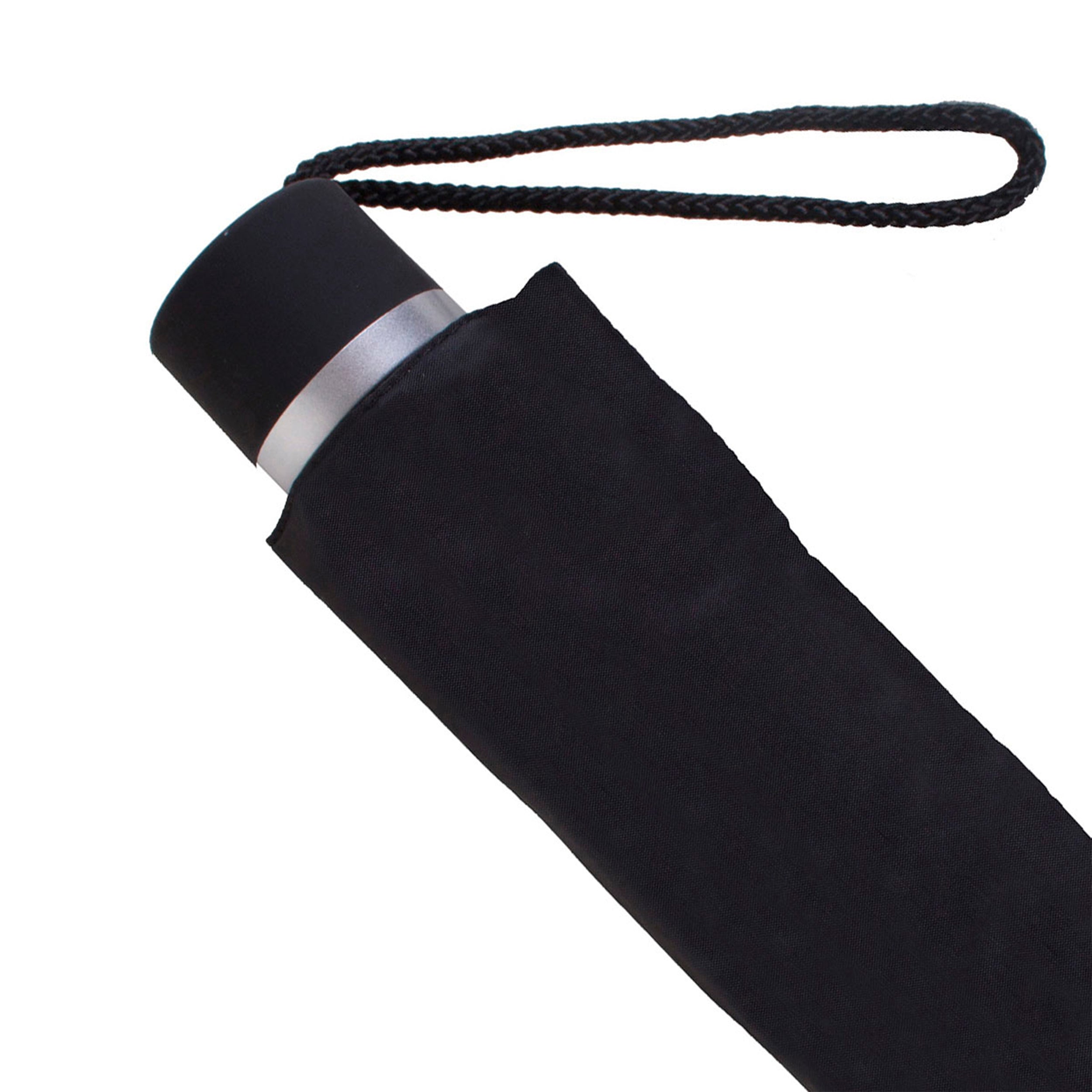 isotoner-parapluie-petit-prix-noir-manuel-8-baleines-recycl image 5