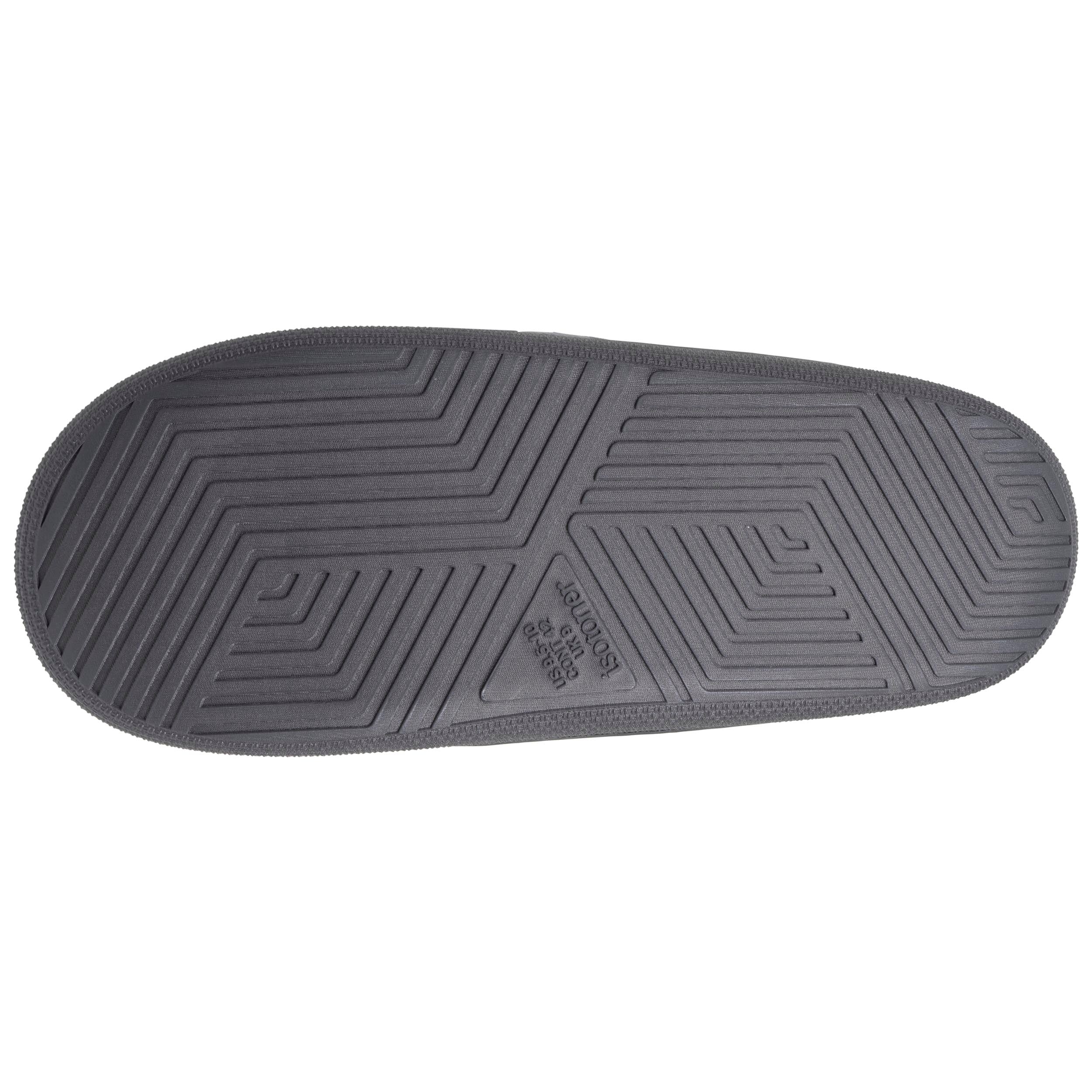 isotoner-chaussons-slippers-homme-gris-chin image 4