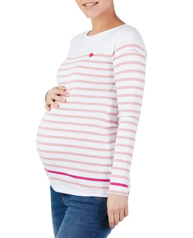 cache-c-ur-marini-re-grossesse-brest-blanc-rose-coton-bio-made-in-france image 1