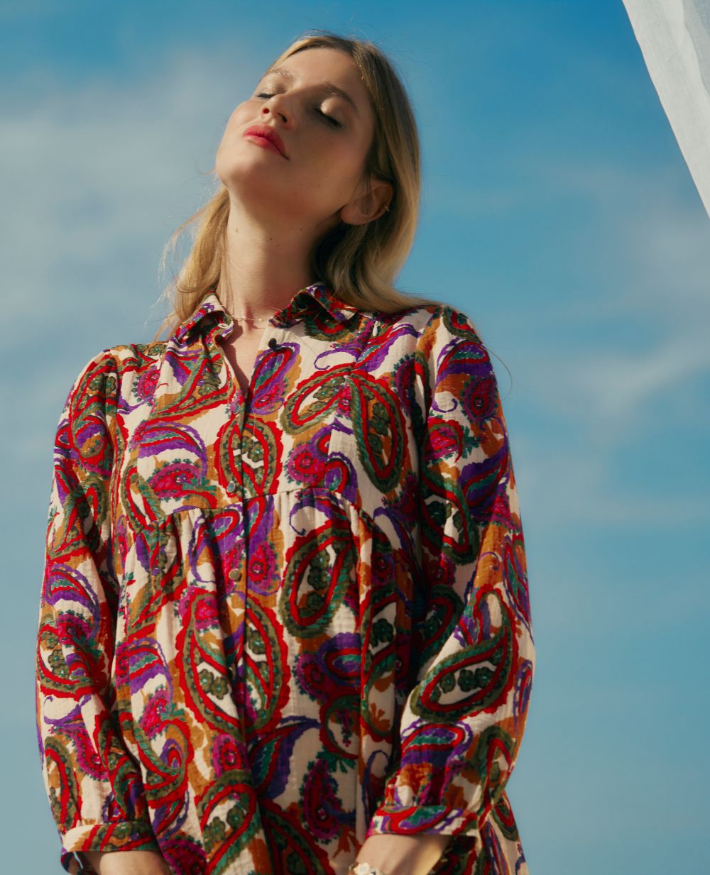 cache-c-ur-robe-chemisier-de-grossesse-et-d-allaitement-soledad-multicolore image 2