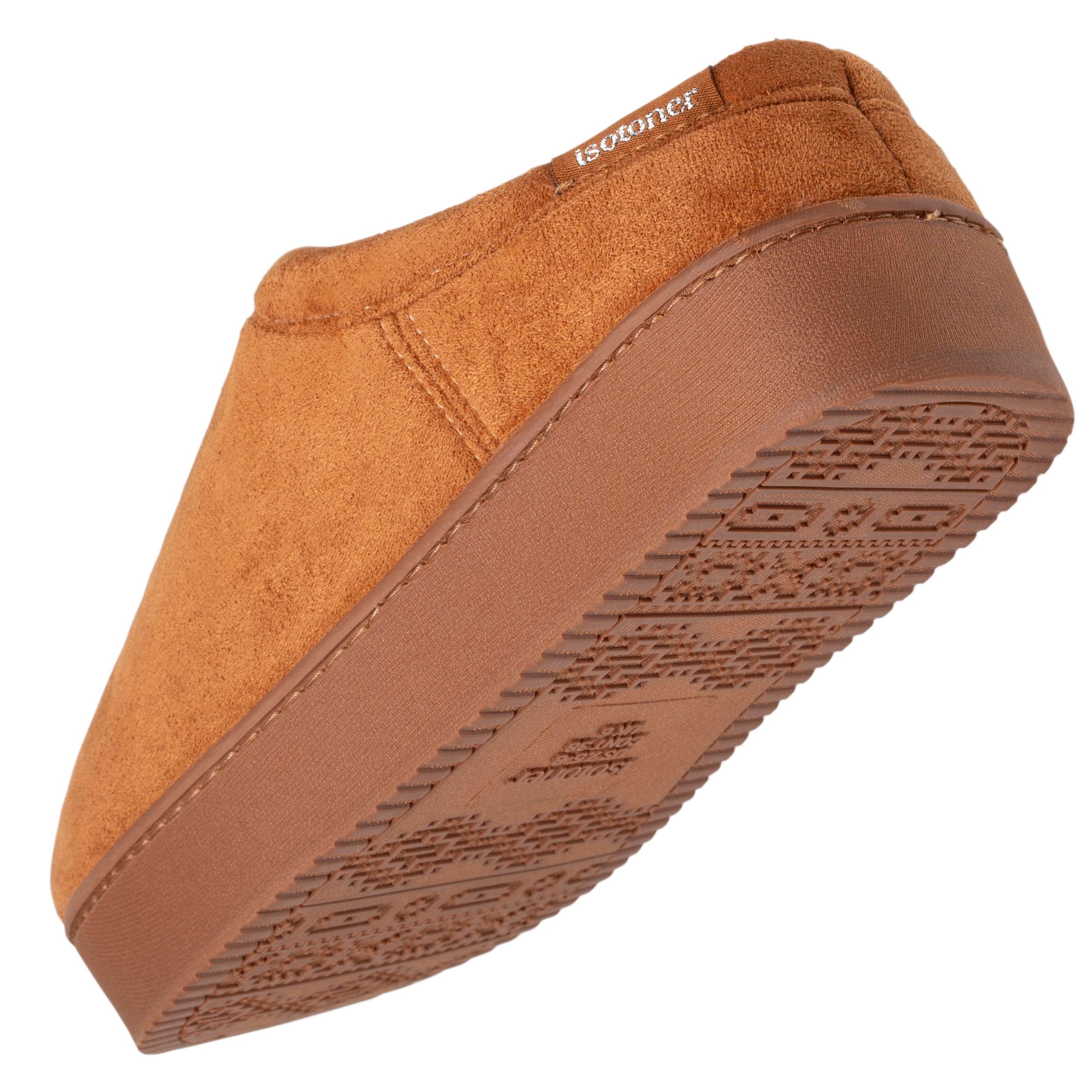 isotoner-chaussons-mules-plateforme-femme-camel image 5