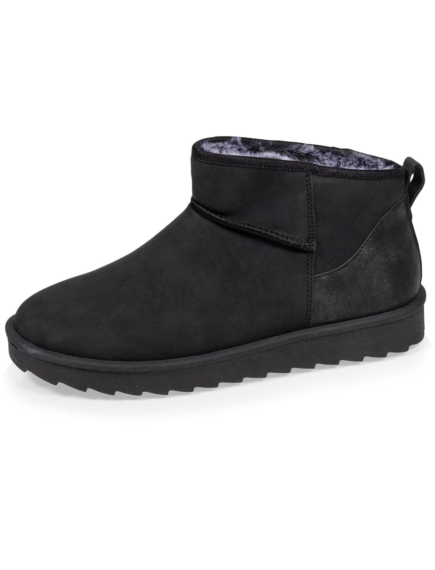 isotoner-bottines-basses-femme-fourr-e-noir image 6