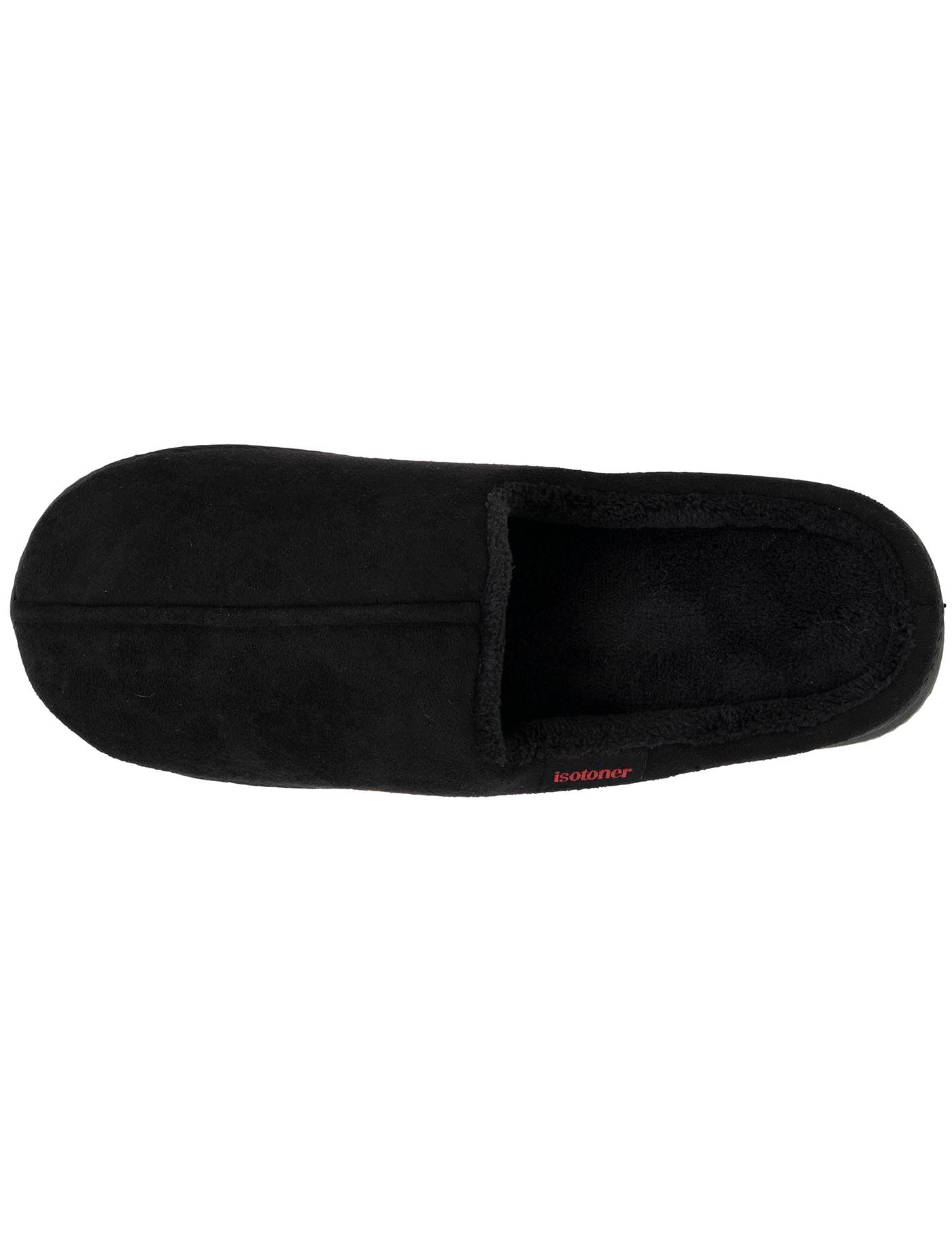 isotoner-chaussons-mules-homme-noir-surpiqu-s image 7