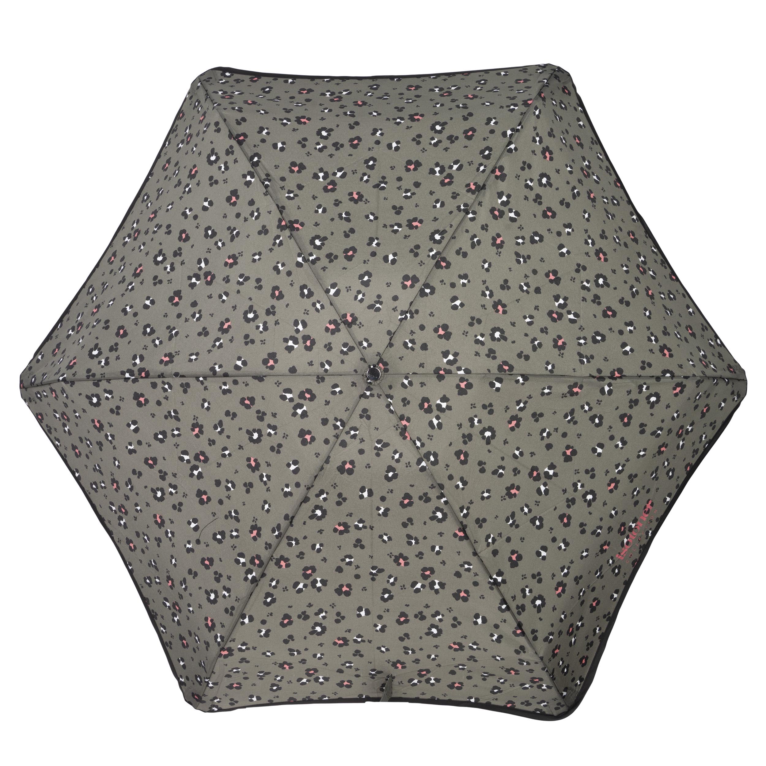 isotoner-parapluie-mini-x-tra-solide-17-5-cm-l-opard-kaki-femme image 3