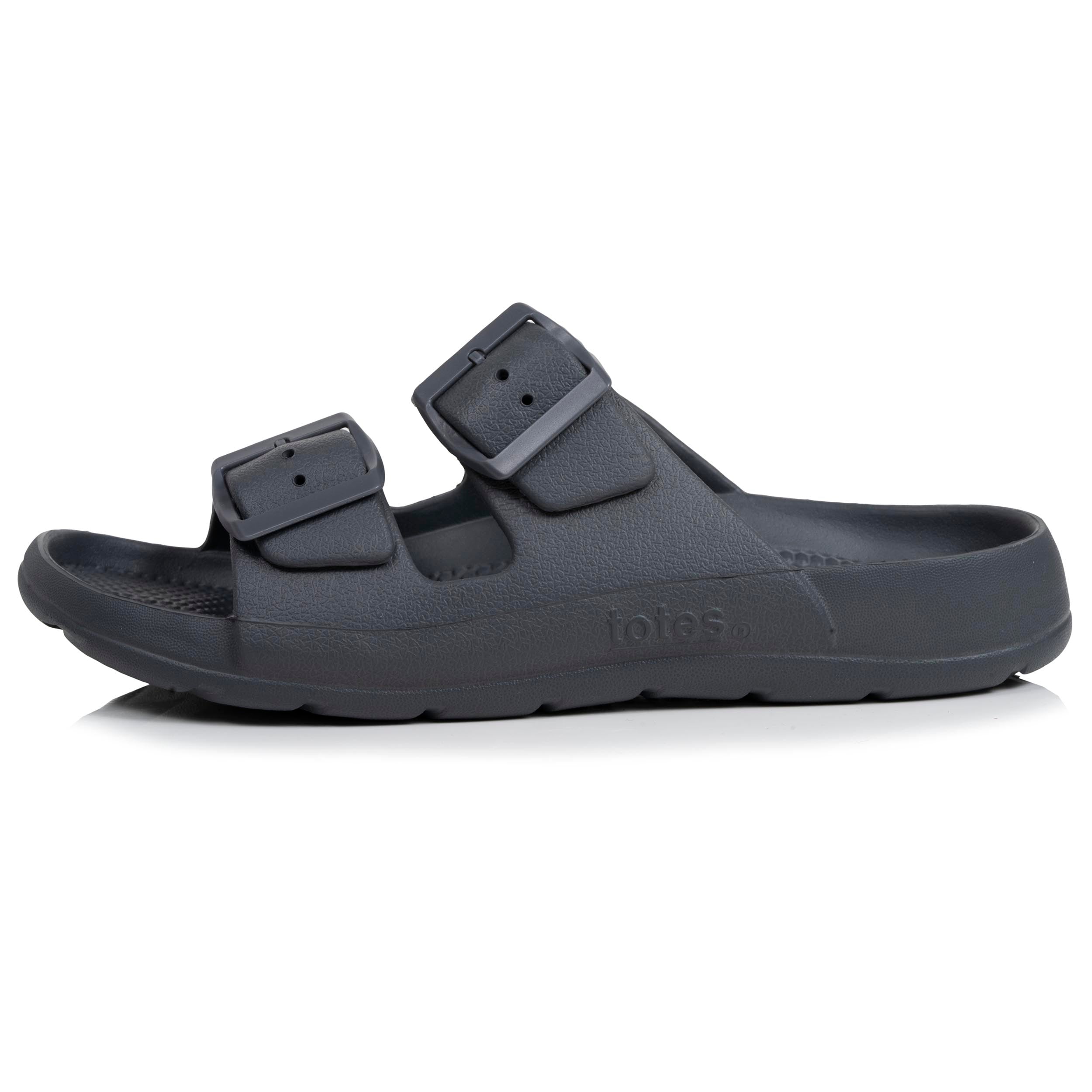 isotoner-mules-claquettes-homme-ajustables-gris image 3