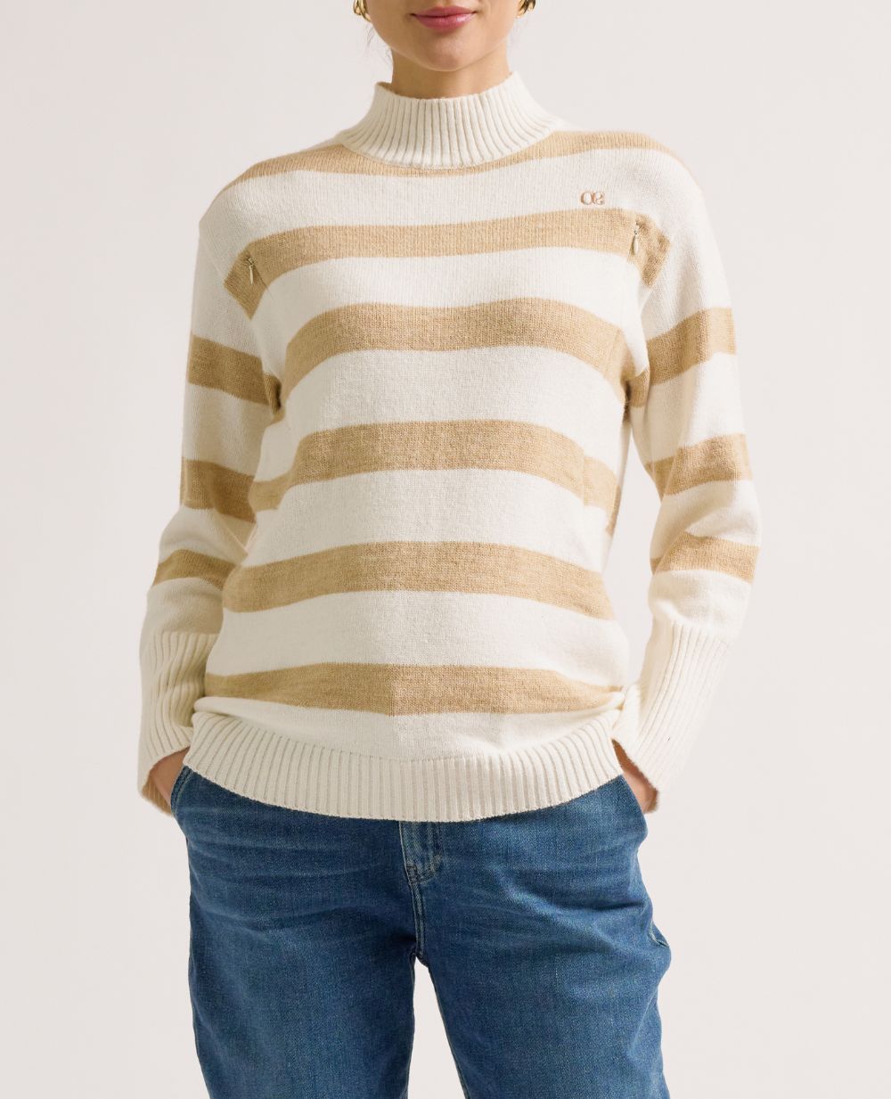 cache-c-ur-pull-de-grossesse-et-allaitement-cabourg-beige-ivoire image 3