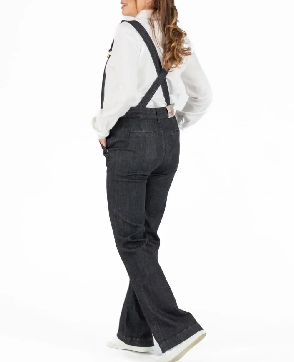 cache-c-ur-salopette-2-en-1-jean-sabrina-noir-flare-tencel image 3