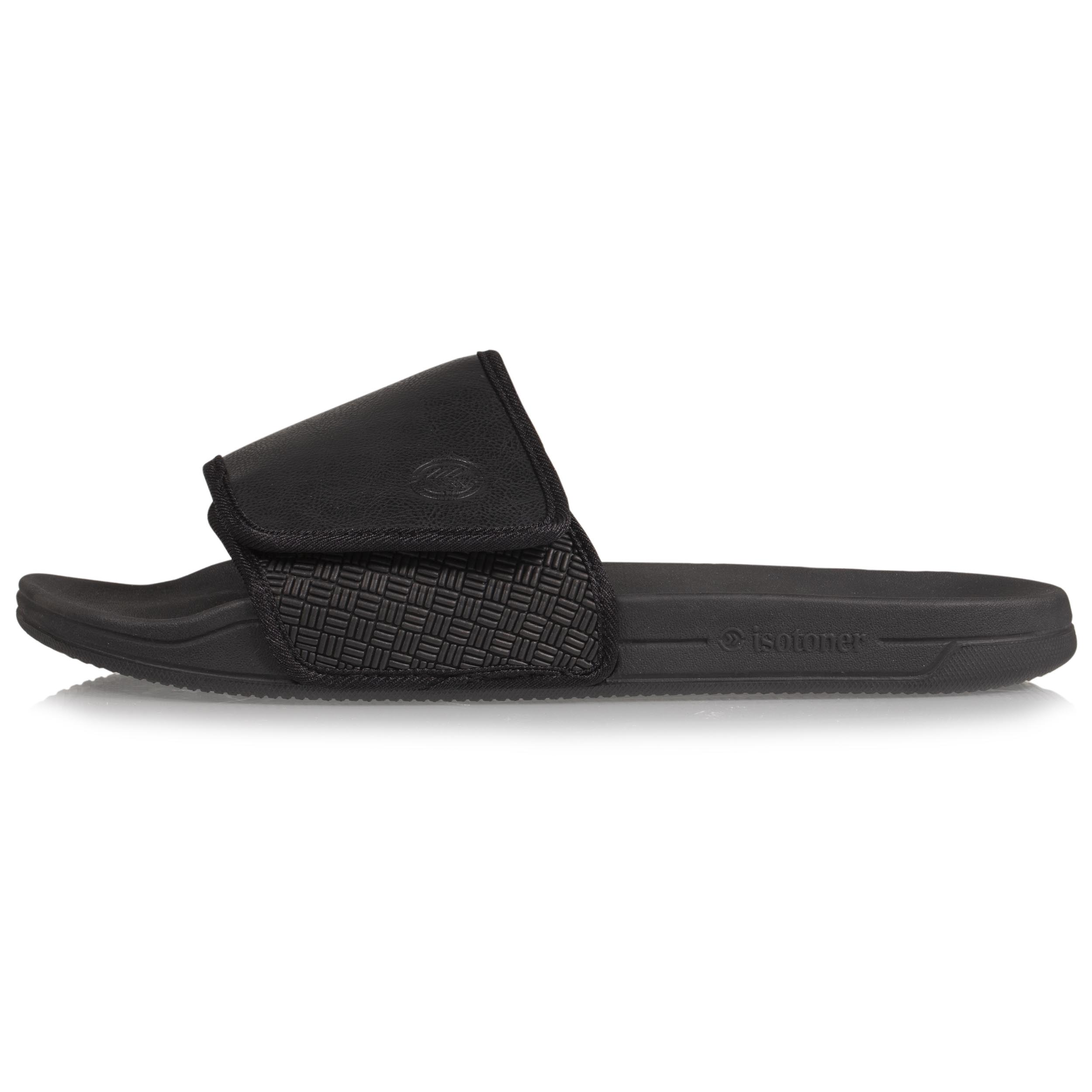 isotoner-mules-claquettes-homme-scratch-noir-everywear image 4
