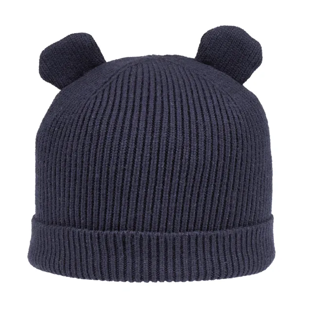 isotoner-bonnet-enfant-2-4-ans-oreilles-marine image 1