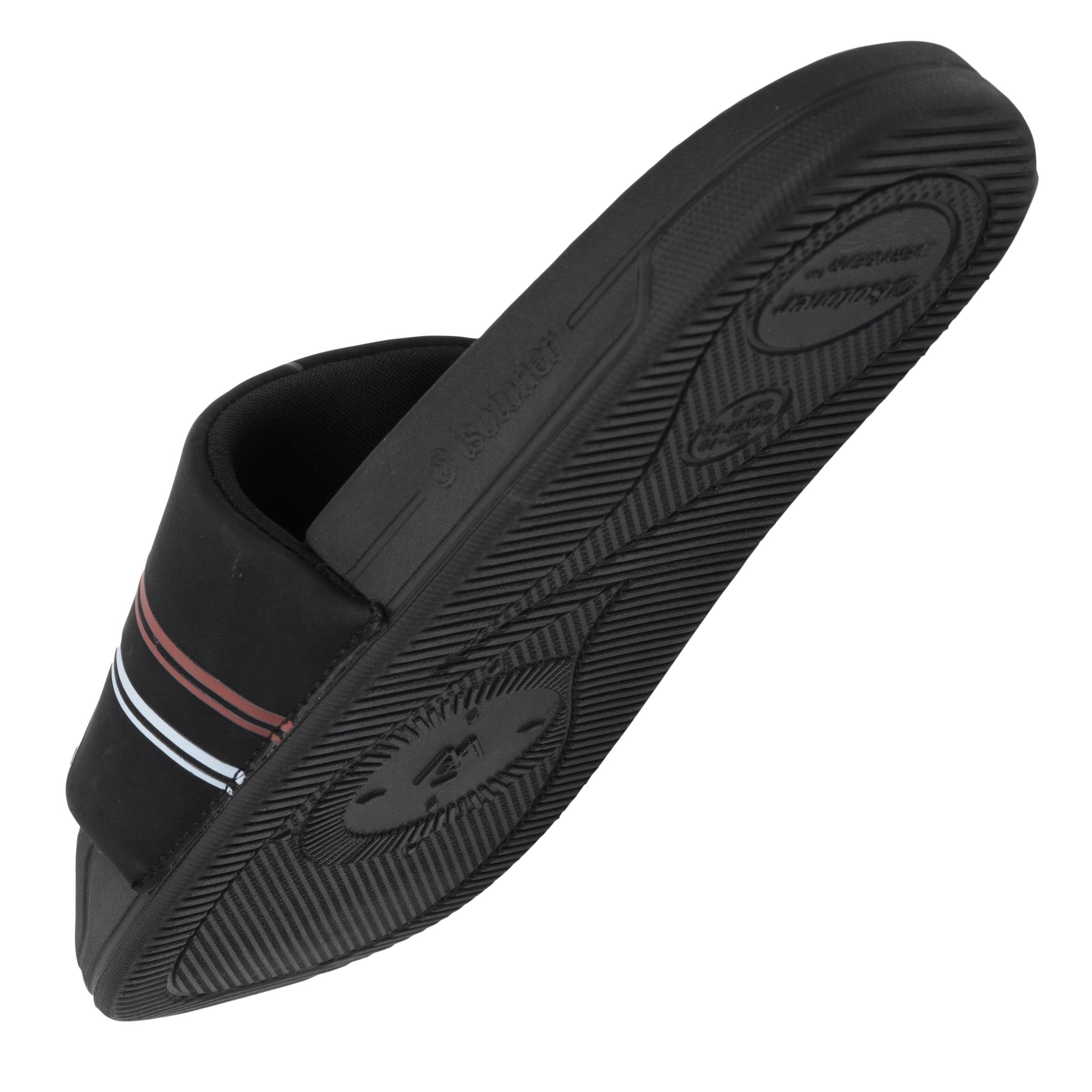isotoner-mules-claquettes-homme-noir-logo-confort image 5