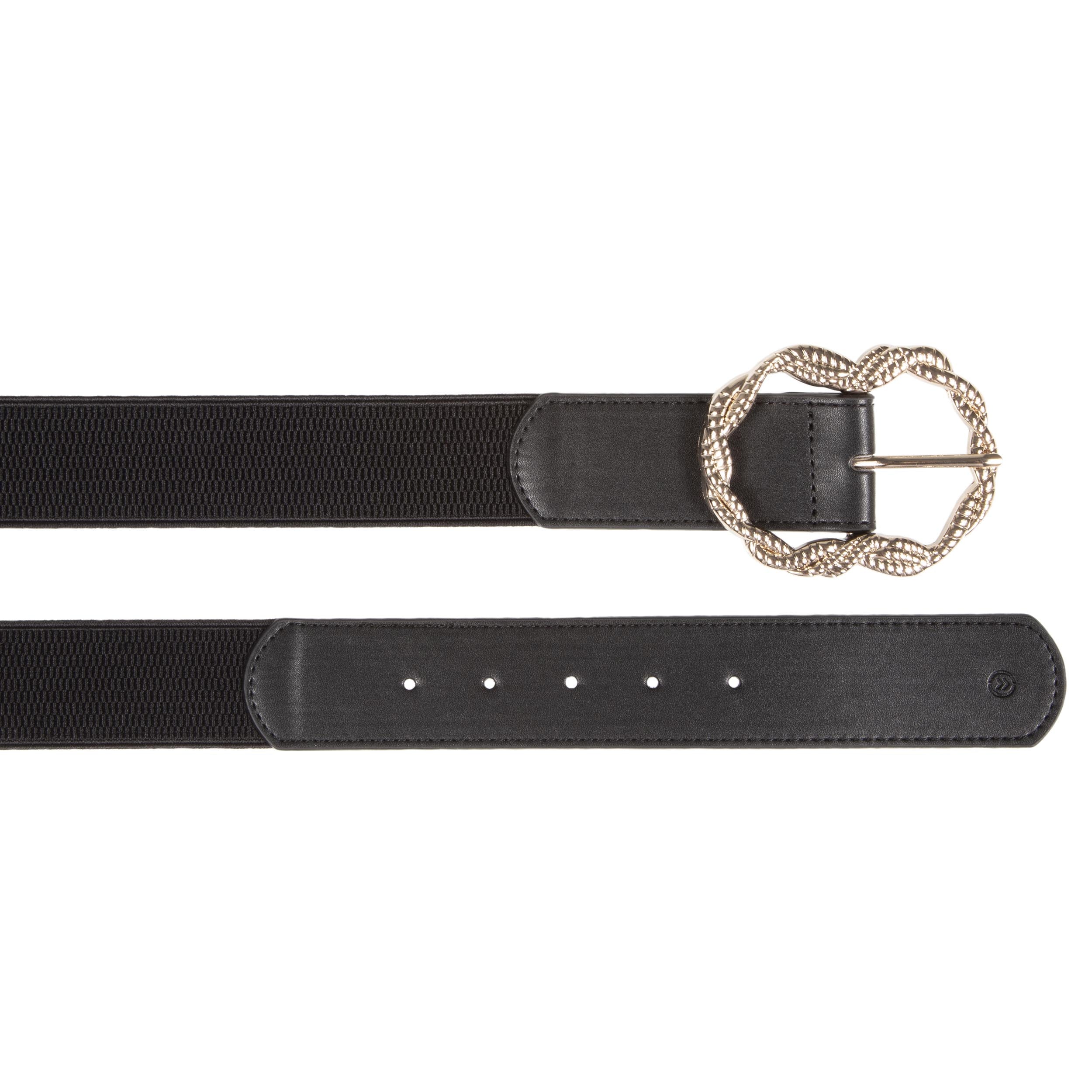 isotoner-ceinture-femme-lastique-noire-4-cm image 2