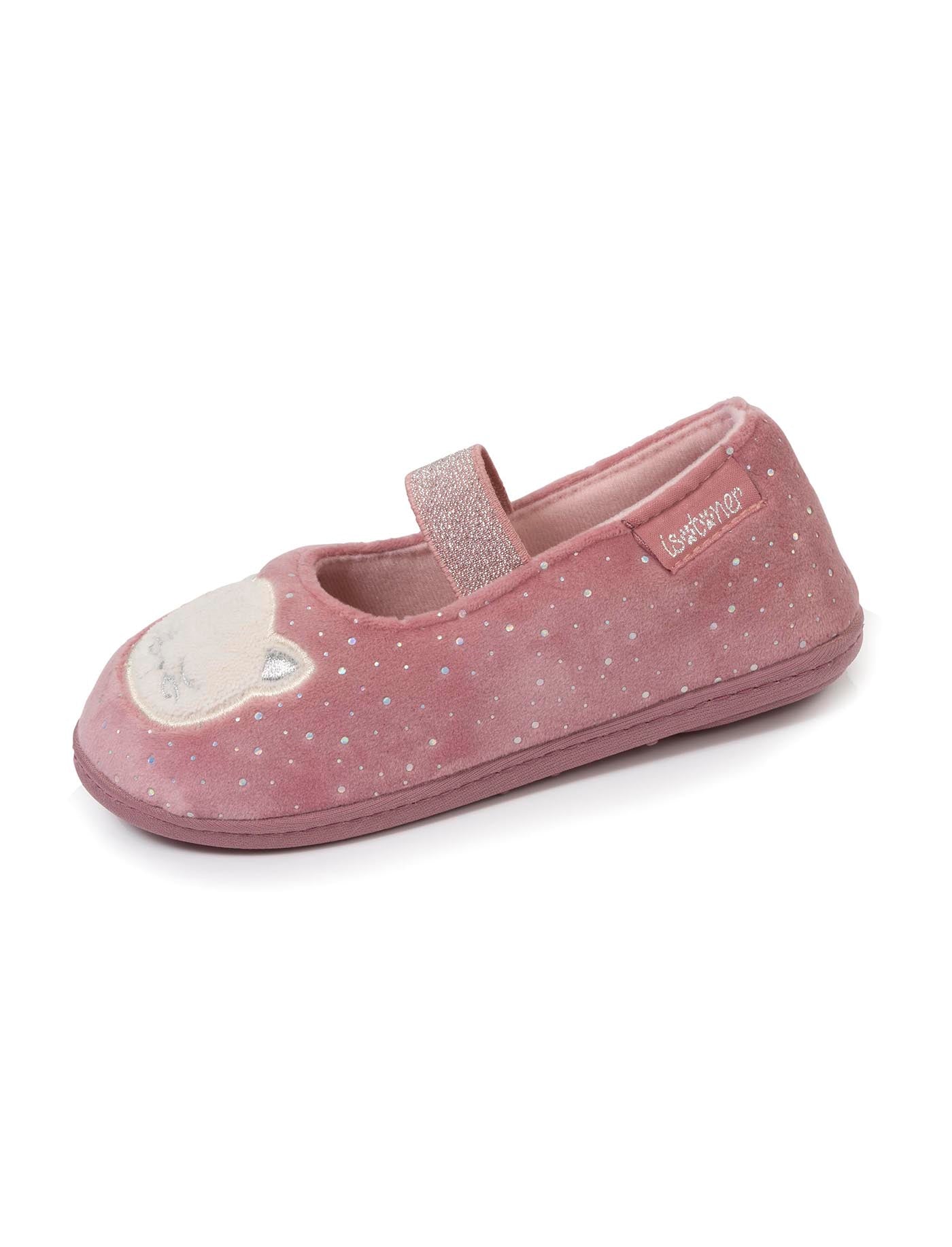 isotoner-ballerines-enfant-rose-chat image 6