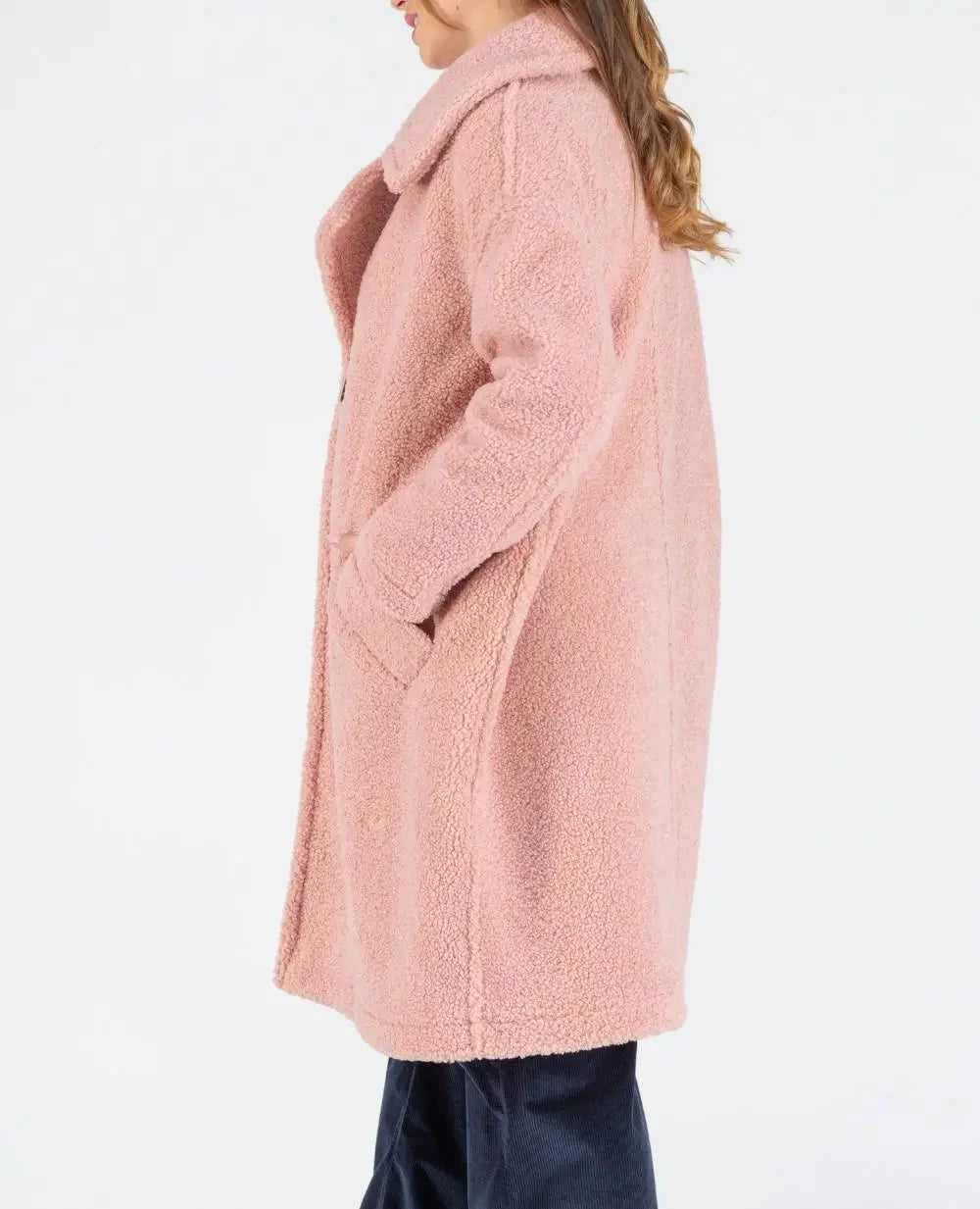cache-c-ur-l-onie-manteau-long-de-maternit-oversize-rose image 3