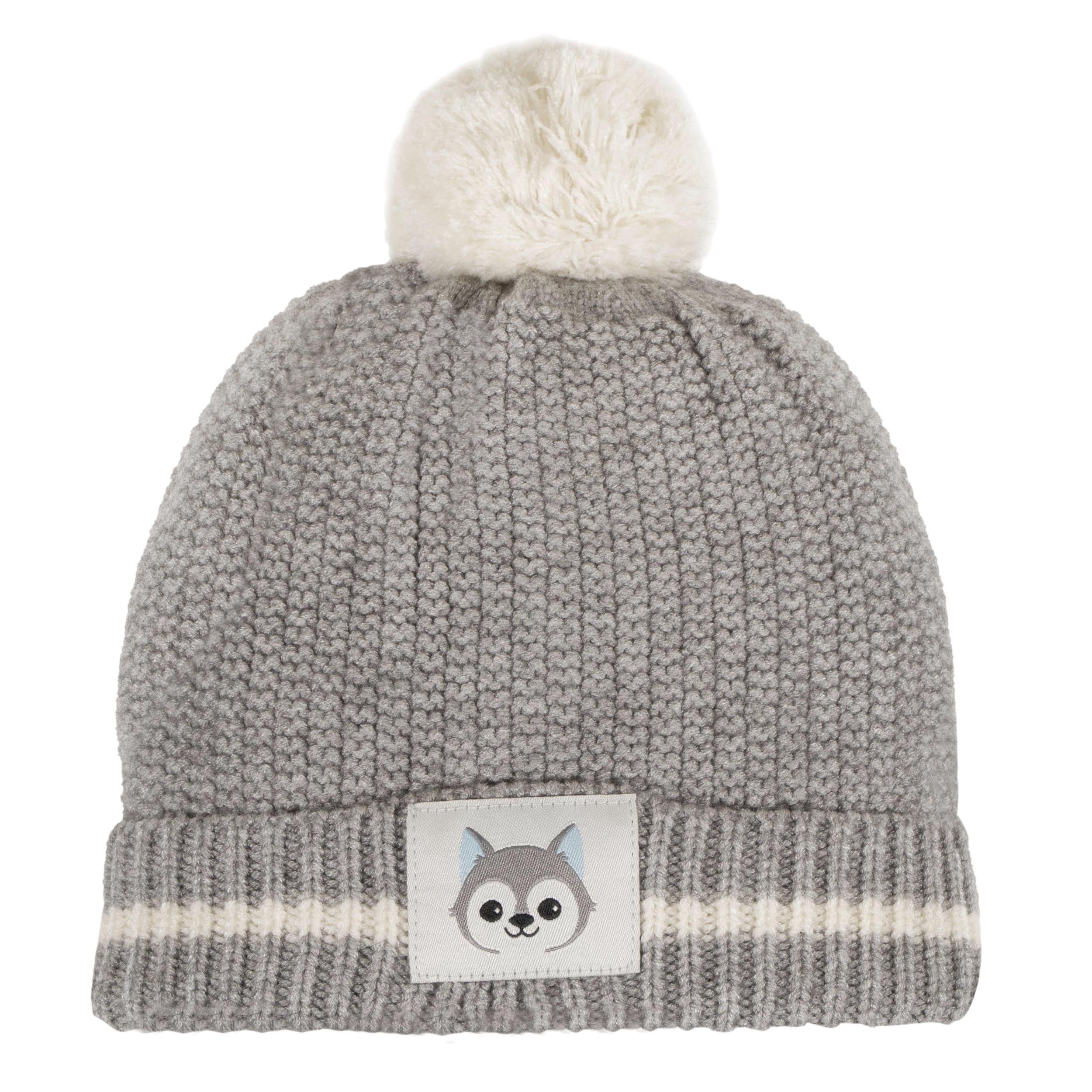 isotoner-bonnet-enfant-2-4-ans-ultra-doux-loup-gris image 3