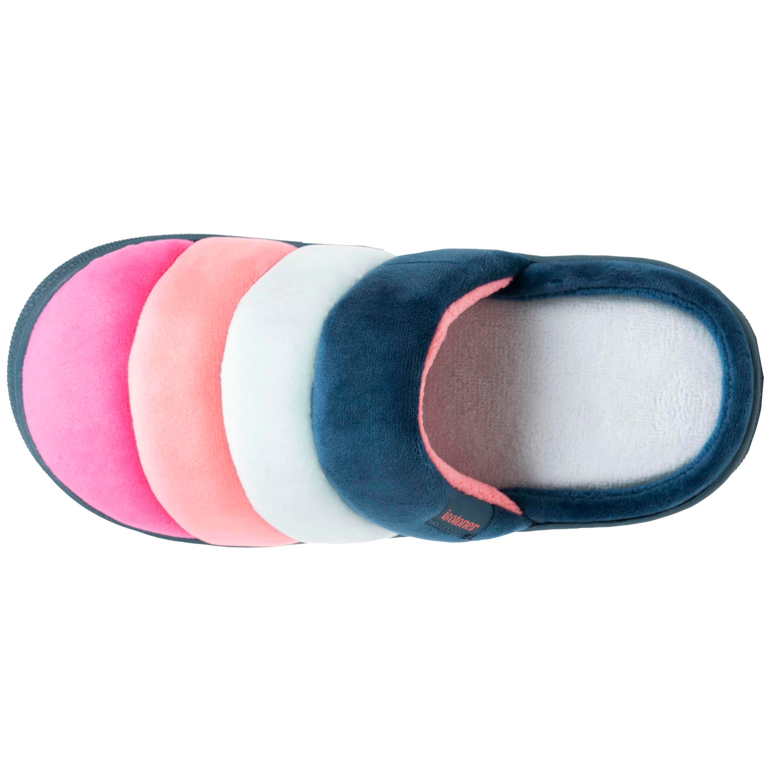 isotoner-chaussons-mules-femme-bloup-multicolor image 3