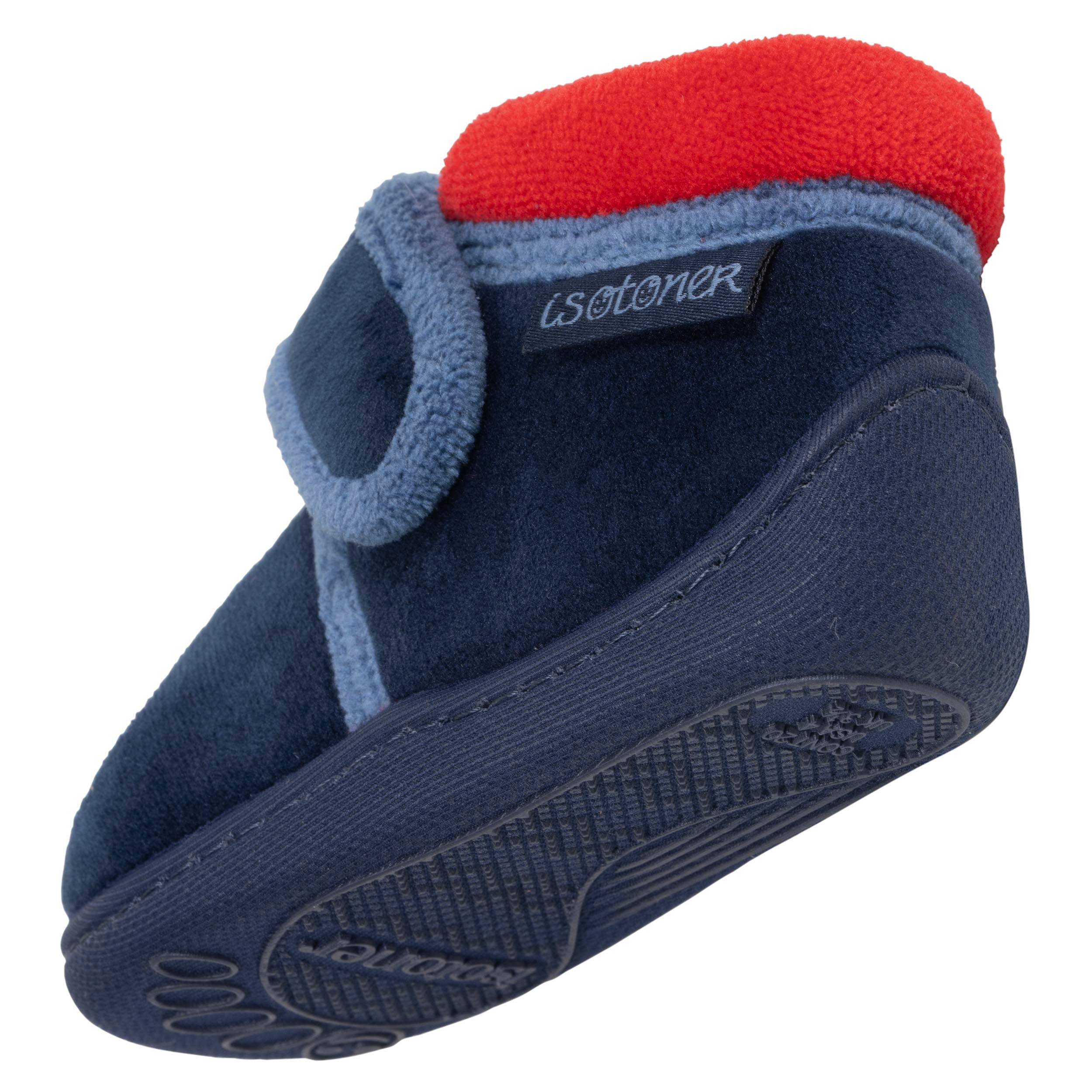 isotoner-chaussons-bottillons-scratch-b-b-marine image 5